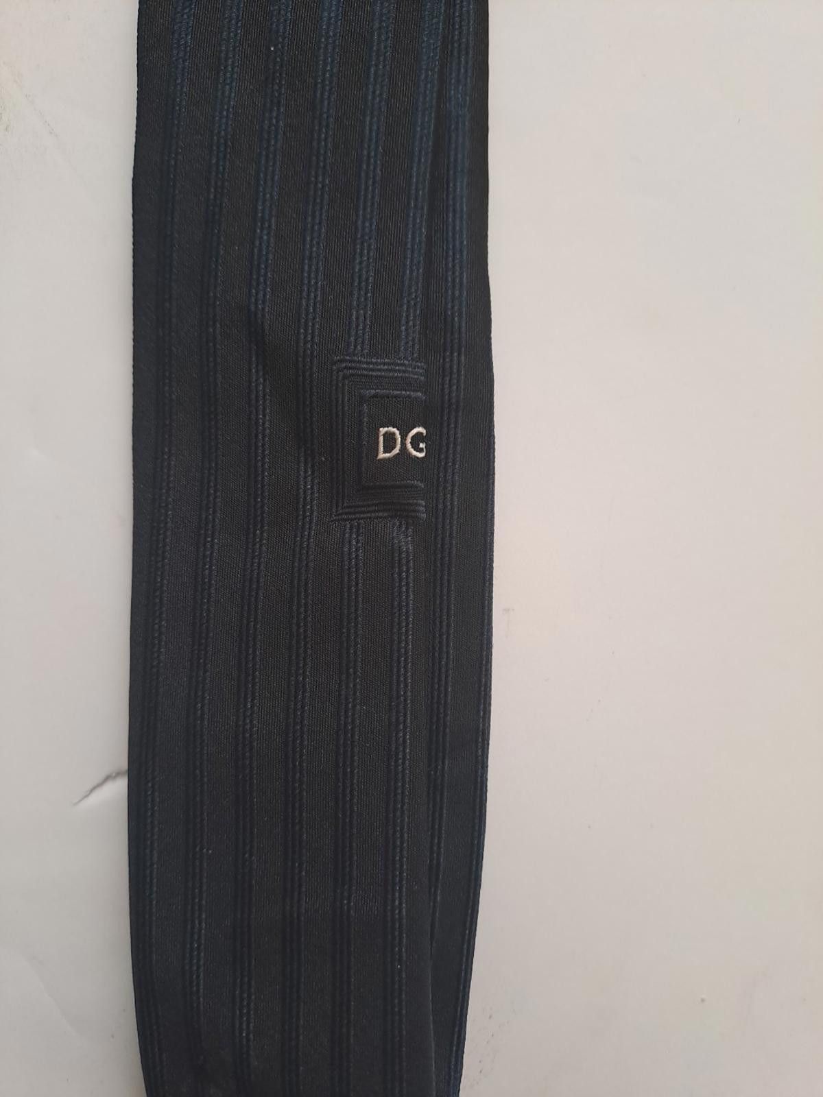 Dolce & Gabbana Dolce Gabbana Cravatte Black Striped Silk Tie Made In Italy Size ONE SIZE - 6 Thumbnail