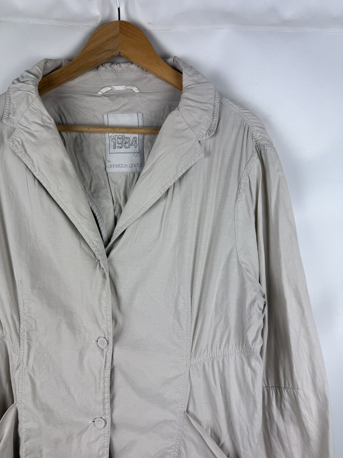 Annette Gortz Annette Gortz Lagenlook Linen Cotton Blazer Jacket Size L / US 10 / IT 46 - 5 Thumbnail