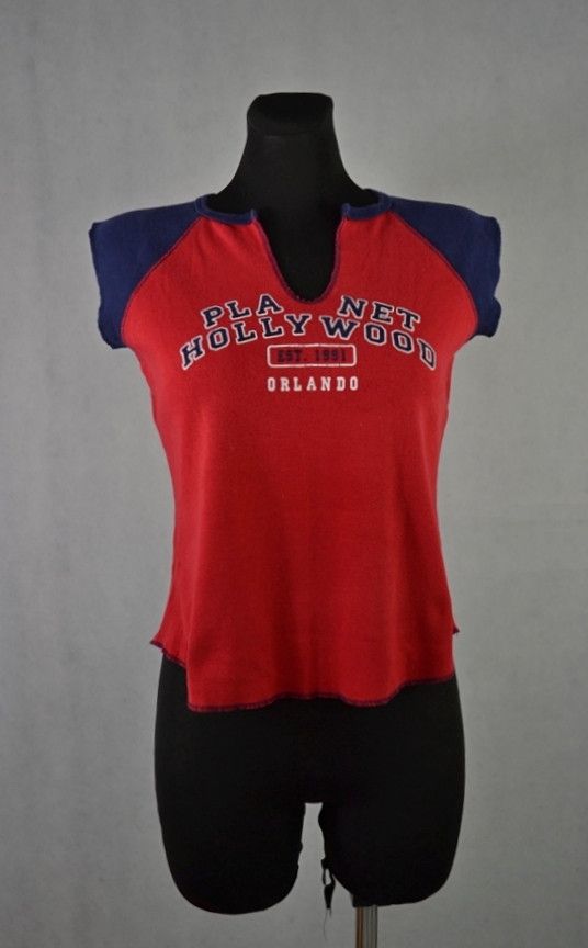 Planet Hollywood × Vintage Vintage 1998 Planet Hollywood Orlando Top M Size M / US 6-8 / IT 42-44 - 1 Thumbnail