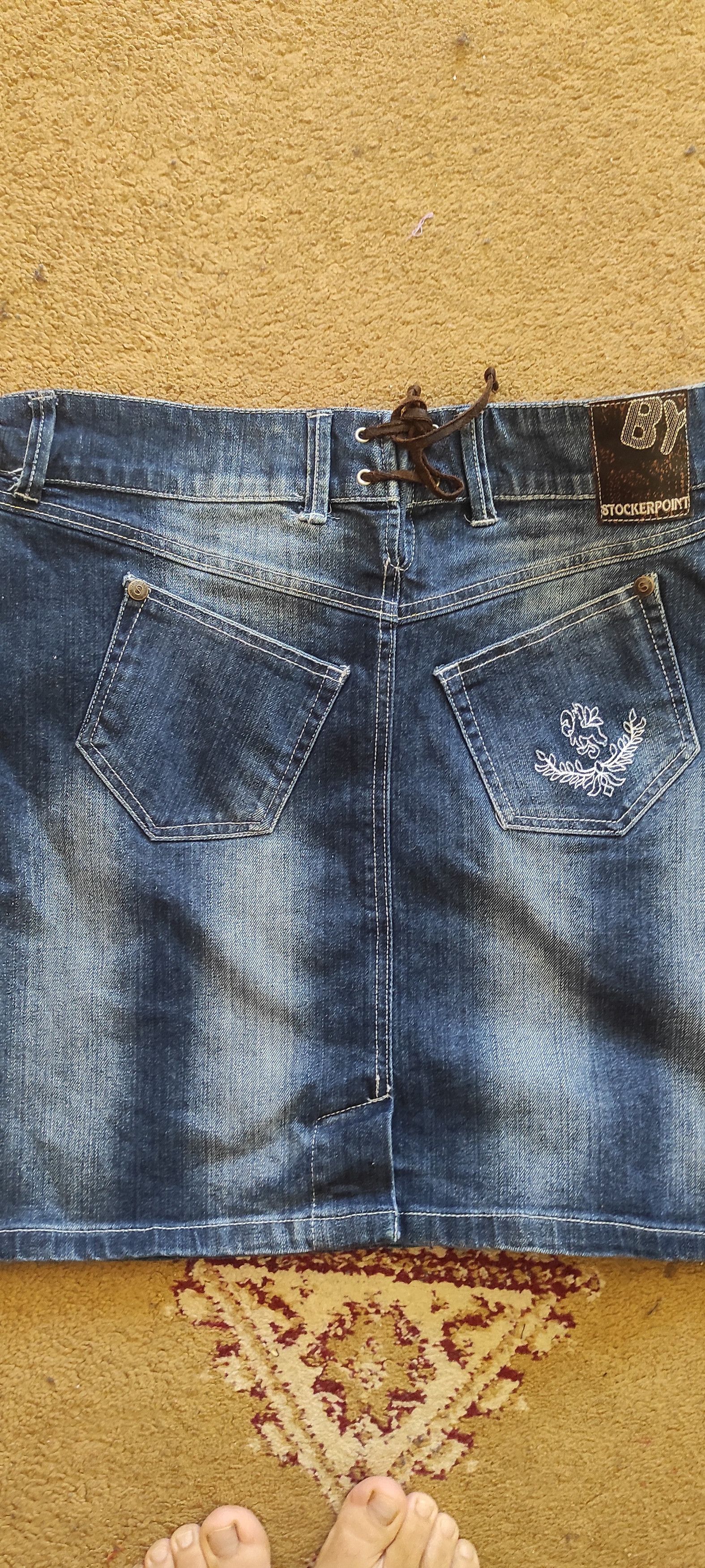 Other Stockerpoint Woman's Emboidery Top Denim Skirt Jeans Size 28" / US 6 / IT 42 - 4 Thumbnail