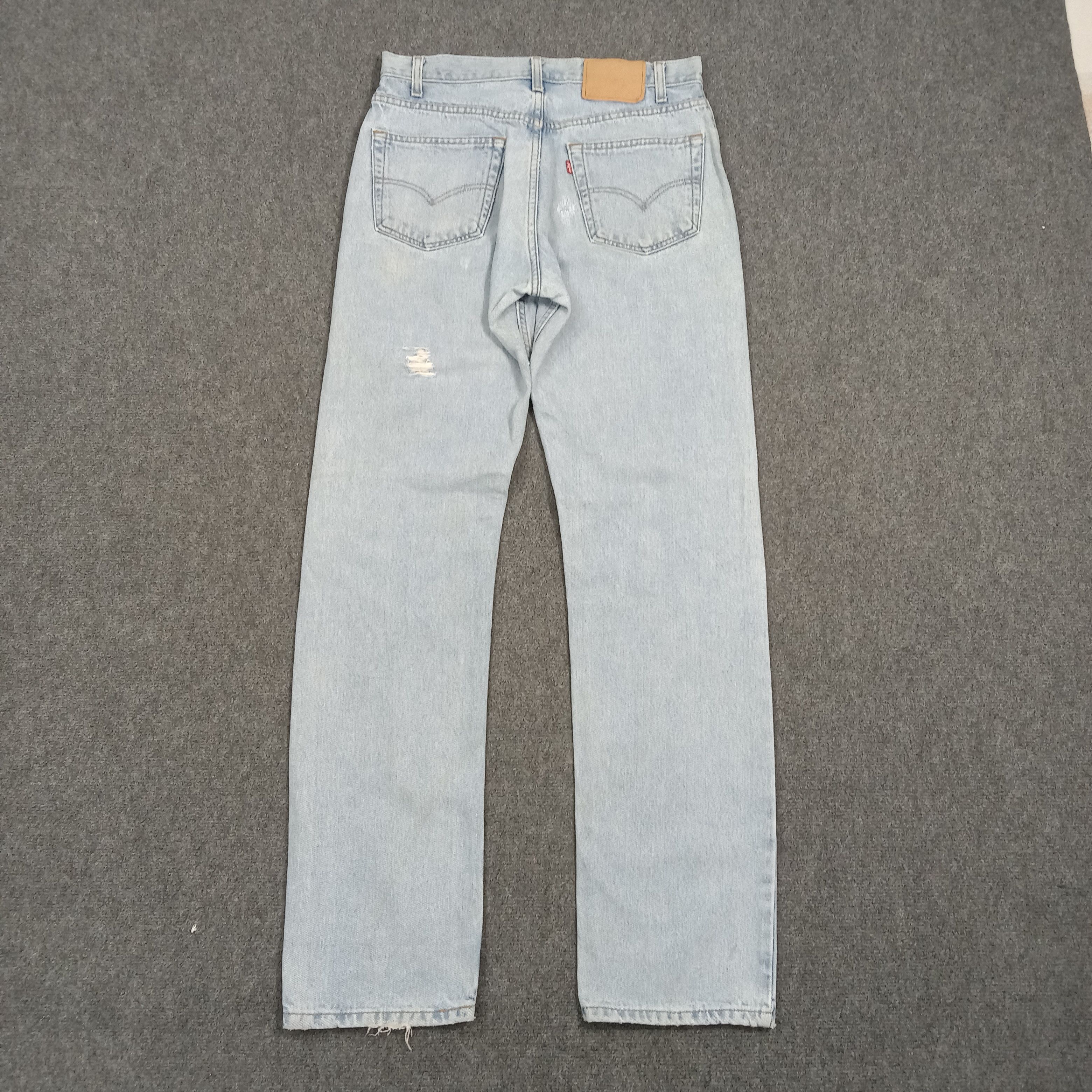 Levi's Levi's 505 Distressed Grunge Style Denim Jeans C272N28 Size US 32 / EU 48 - 6 Thumbnail