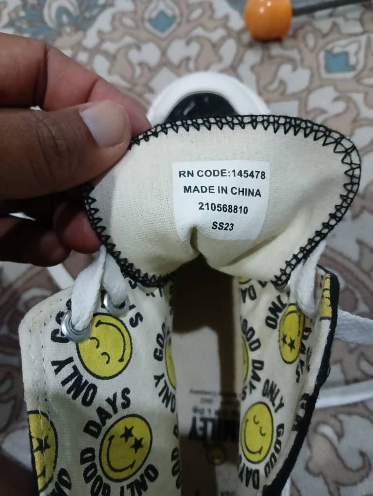 Other SMILY WORLD big logo shoes size 4UK HIGHCUT 6US Size US 6 / IT 36 - 9 Thumbnail