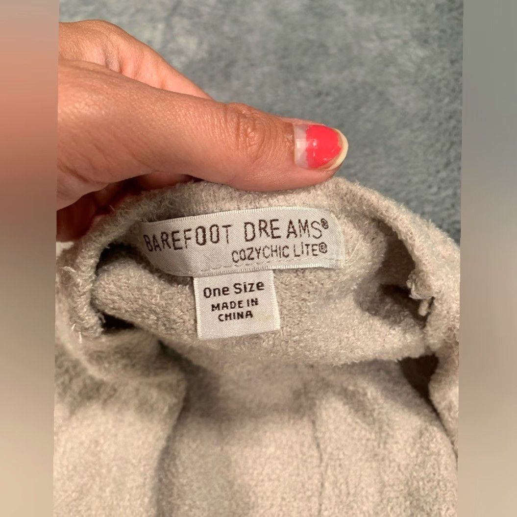 Vintage Barefoot Dreams Cardigan Women One Size Beige Cozychic Lite Size ONE SIZE - 6 Thumbnail