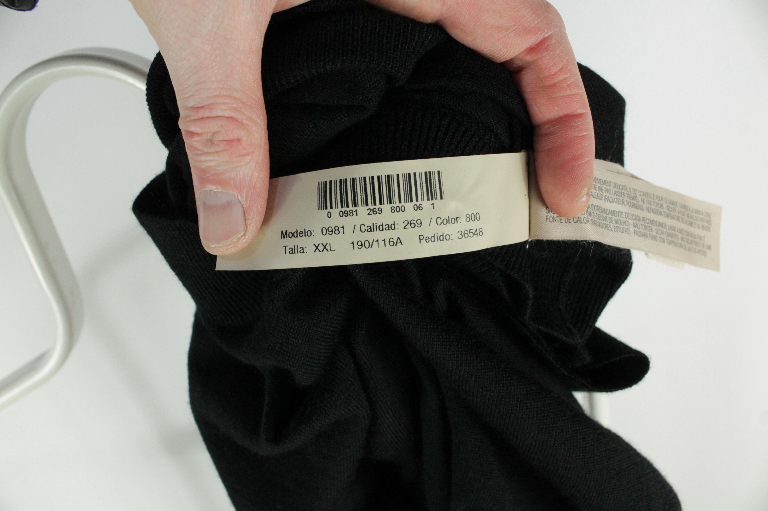 Designer × Massimo Dutti Massimo Dutti Ultalight Black Merino Turtleneck Sweater Size US XXL / EU 58 / 5 - 8 Thumbnail
