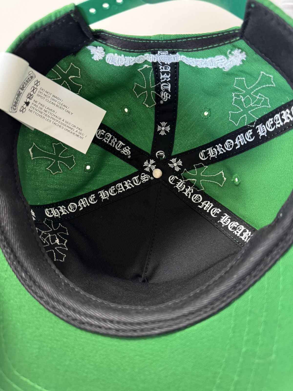 Chrome Hearts Chrome Hearts Green Cross Patch Hat Size ONE SIZE - 9 Thumbnail