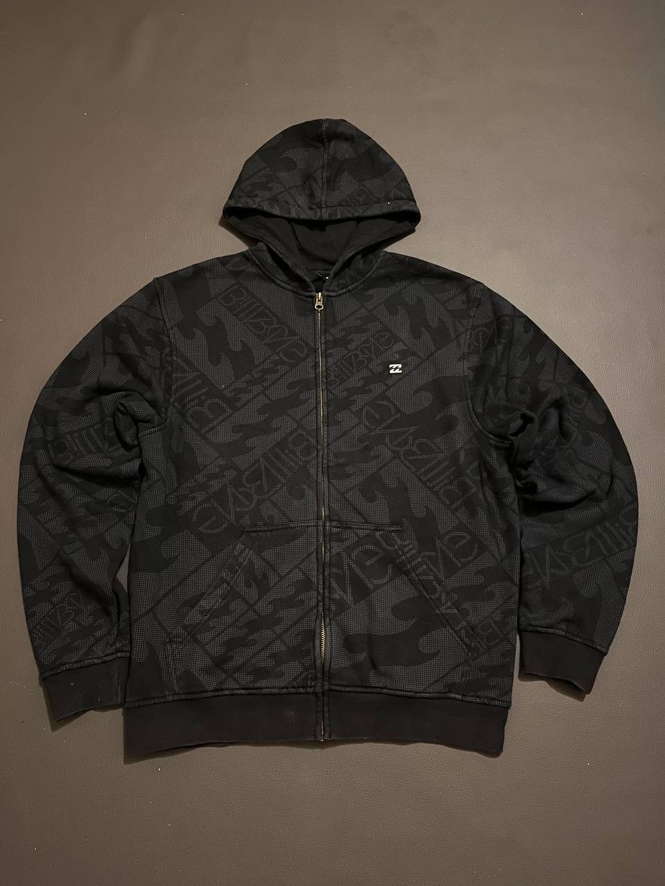 Billabong × Vintage Vintage Billabong Zip Hoodie Big Logo Rap Y2K Style USA 90s Size US S / EU 44-46 / 1 - 1 Thumbnail