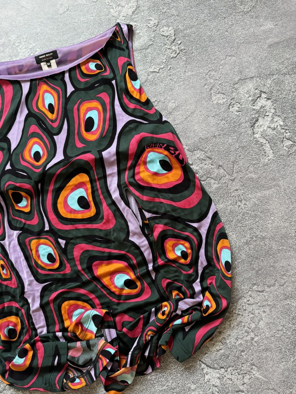 Miss Sixty Miss sixty M multicolour mini dress sleeveless all printed Size M / US 6-8 / IT 42-44 - 3 Thumbnail