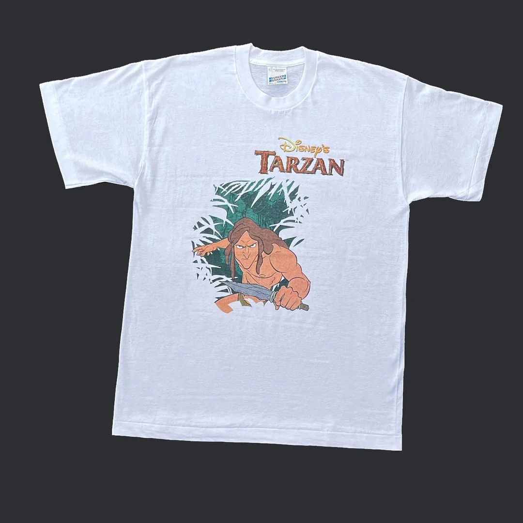 Tarzan 1999 99 90s Vintage Disney Movie Rare Promo T-Shirt