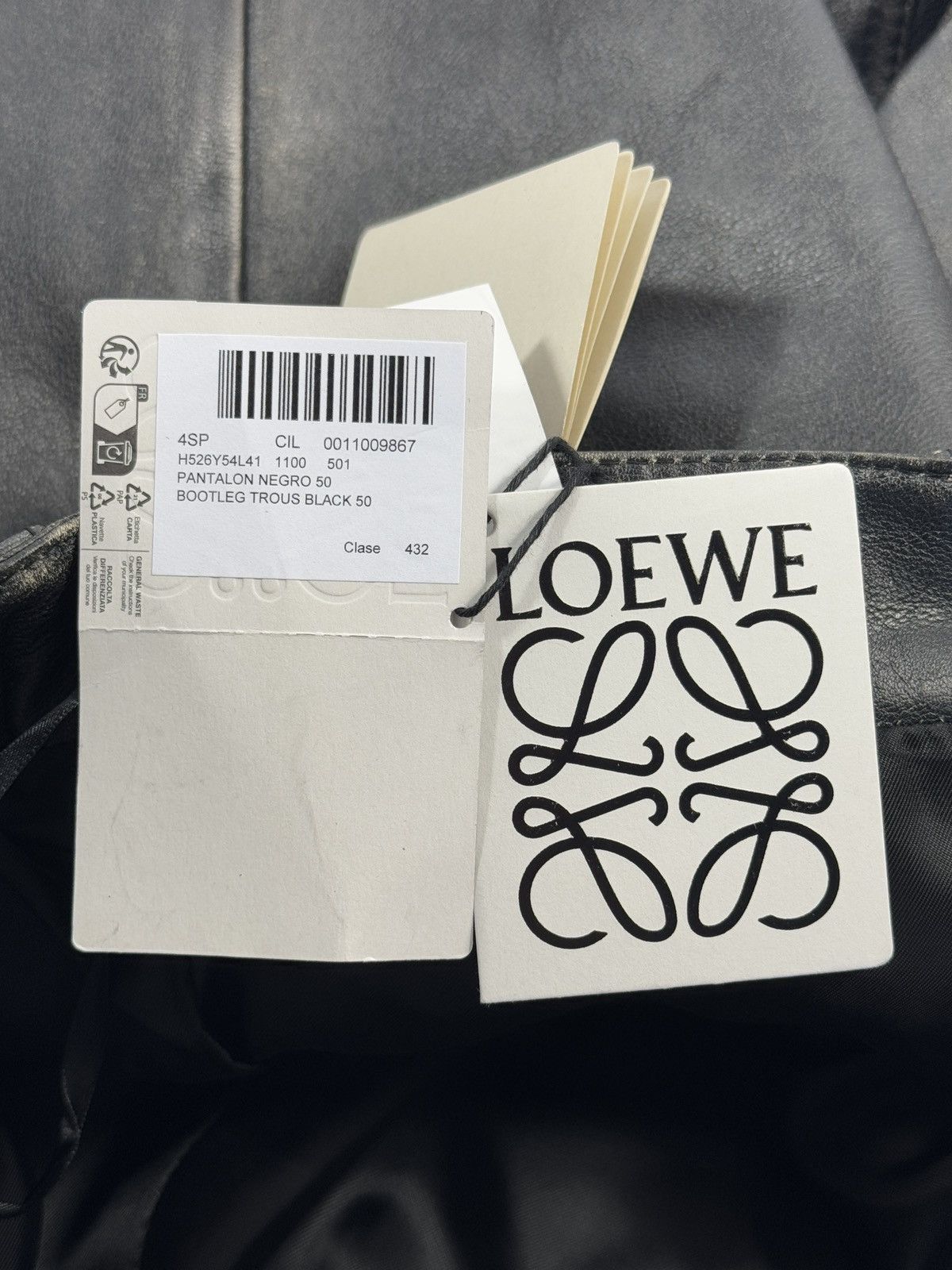 Loewe LEATHER PANTS Size US 34 / EU 50 - 6 Thumbnail