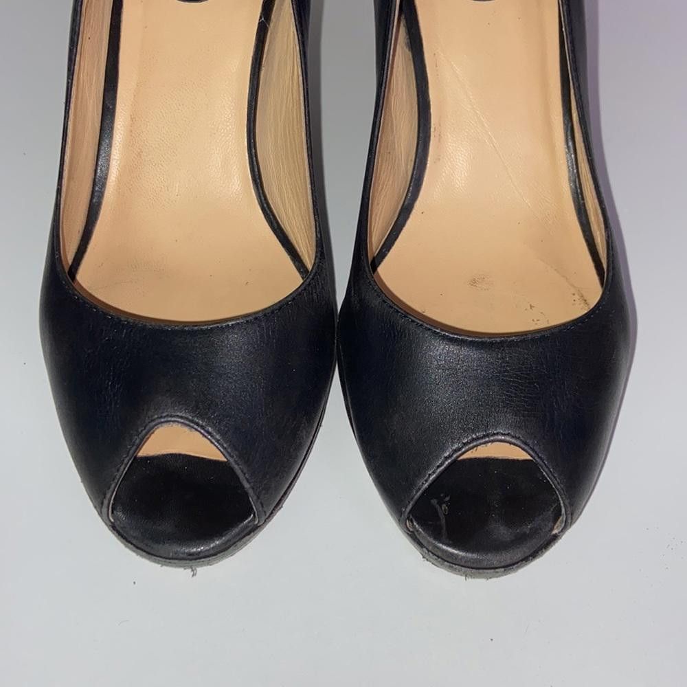 Cole Haan Cole Haan l Black Leather Nike Air Heels Size 6.5 Size US 6.5 / IT 36.5 - 4 Thumbnail
