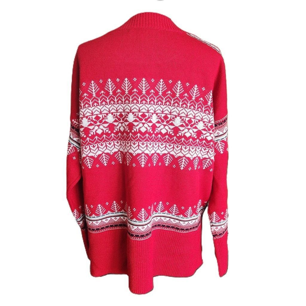 Tommy Hilfiger Tommy Hilfiger Womens Red Sweater Size M Size M / US 6-8 / IT 42-44 - 4 Thumbnail