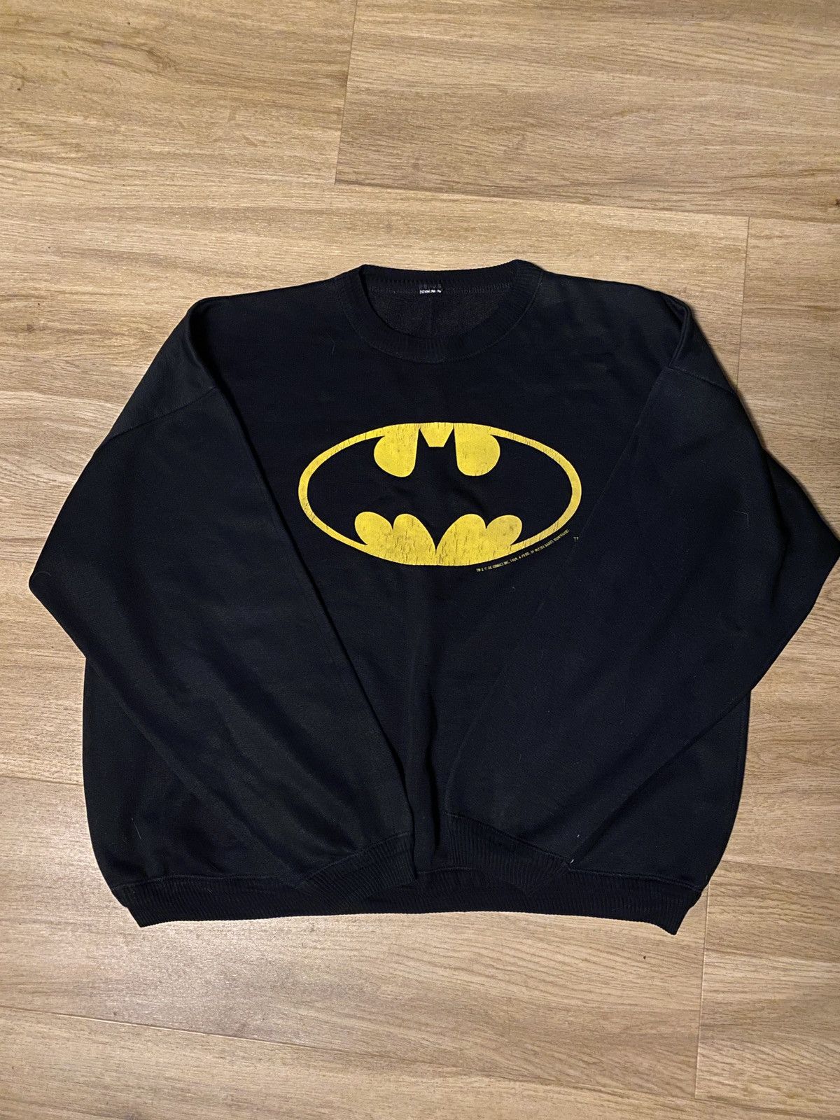 DC Comics Vintage 1986 Batman Knit Sweatshirt DC Comics / Warner Bros Size US XL / EU 56 / 4 - 1 Thumbnail