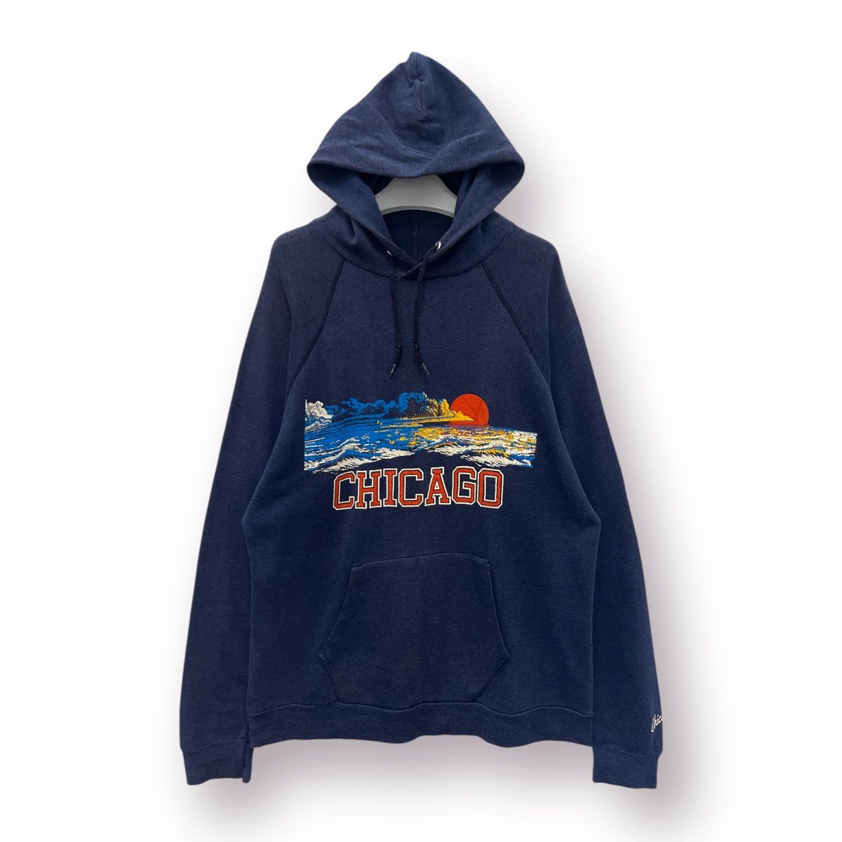 Vintage 🔥 VINTAGE SURFSTYLE CHICAGO 70's PRINTED SWEATSHIRT HOODIE Size US M / EU 48-50 / 2 - 1 Thumbnail