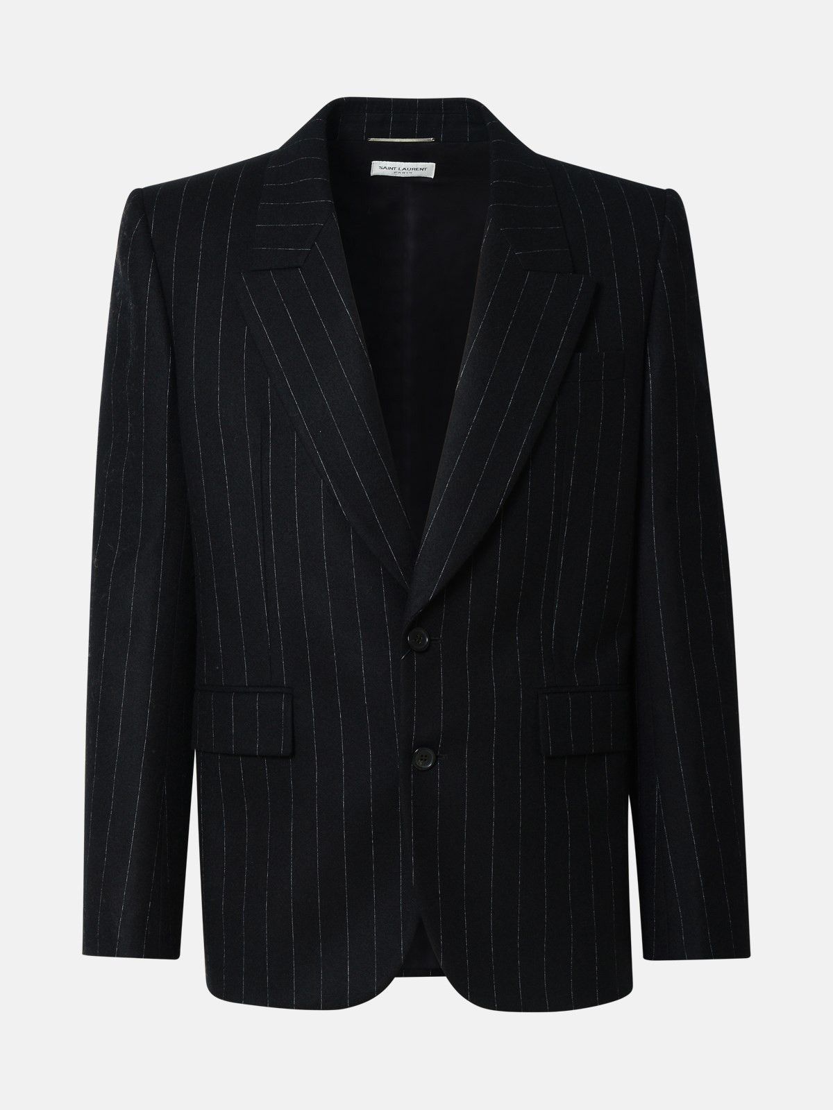 Saint Laurent Paris o1bcso1str1124 Veste Boutons Jacket in Black Size US M / EU 48-50 / 2 - 1 Thumbnail
