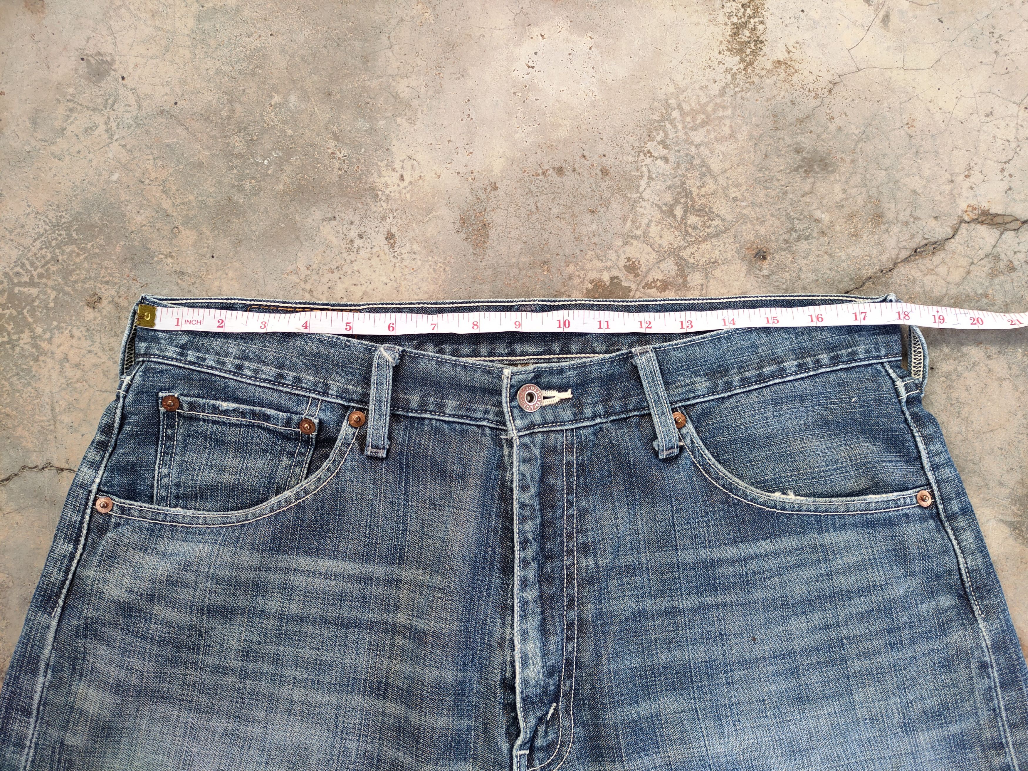 Levi's Vintage Clothing VINTAGE LEVI'S 503 FADED DISTRESSED JEAN DENIM PANTS Size US 36 / EU 52 - 7 Thumbnail