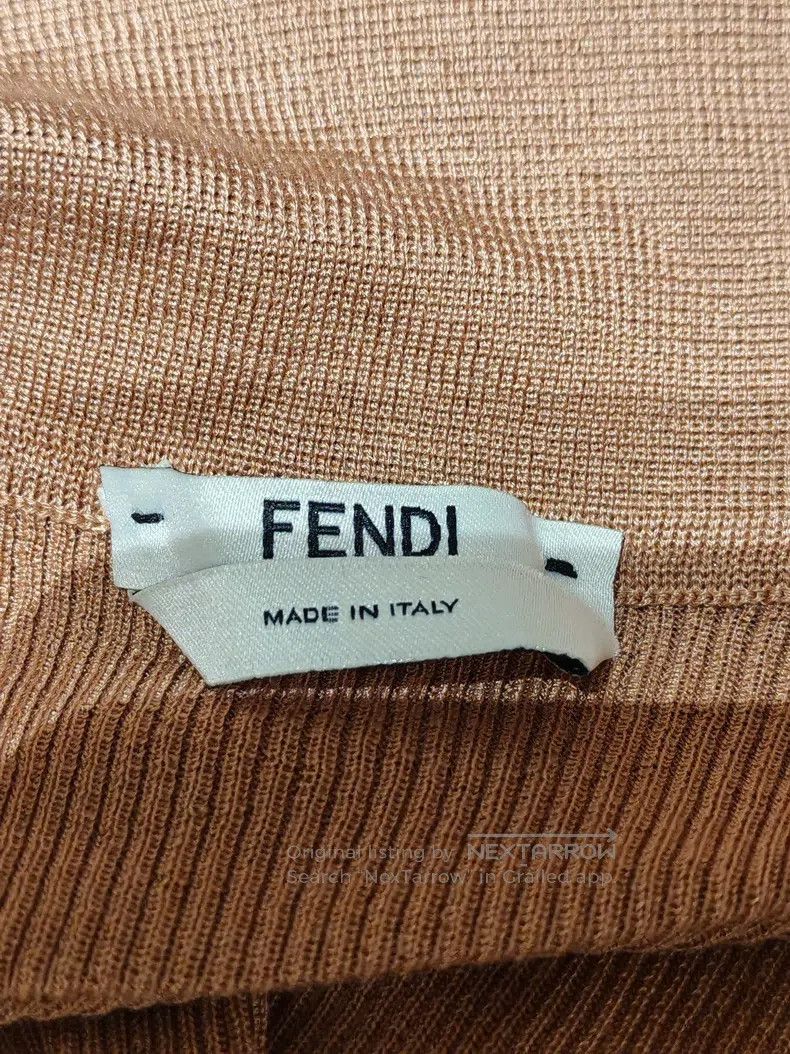 Fendi Fendi Silk Knit Top Size XS / US 0-2 / IT 36-38 - 3 Thumbnail