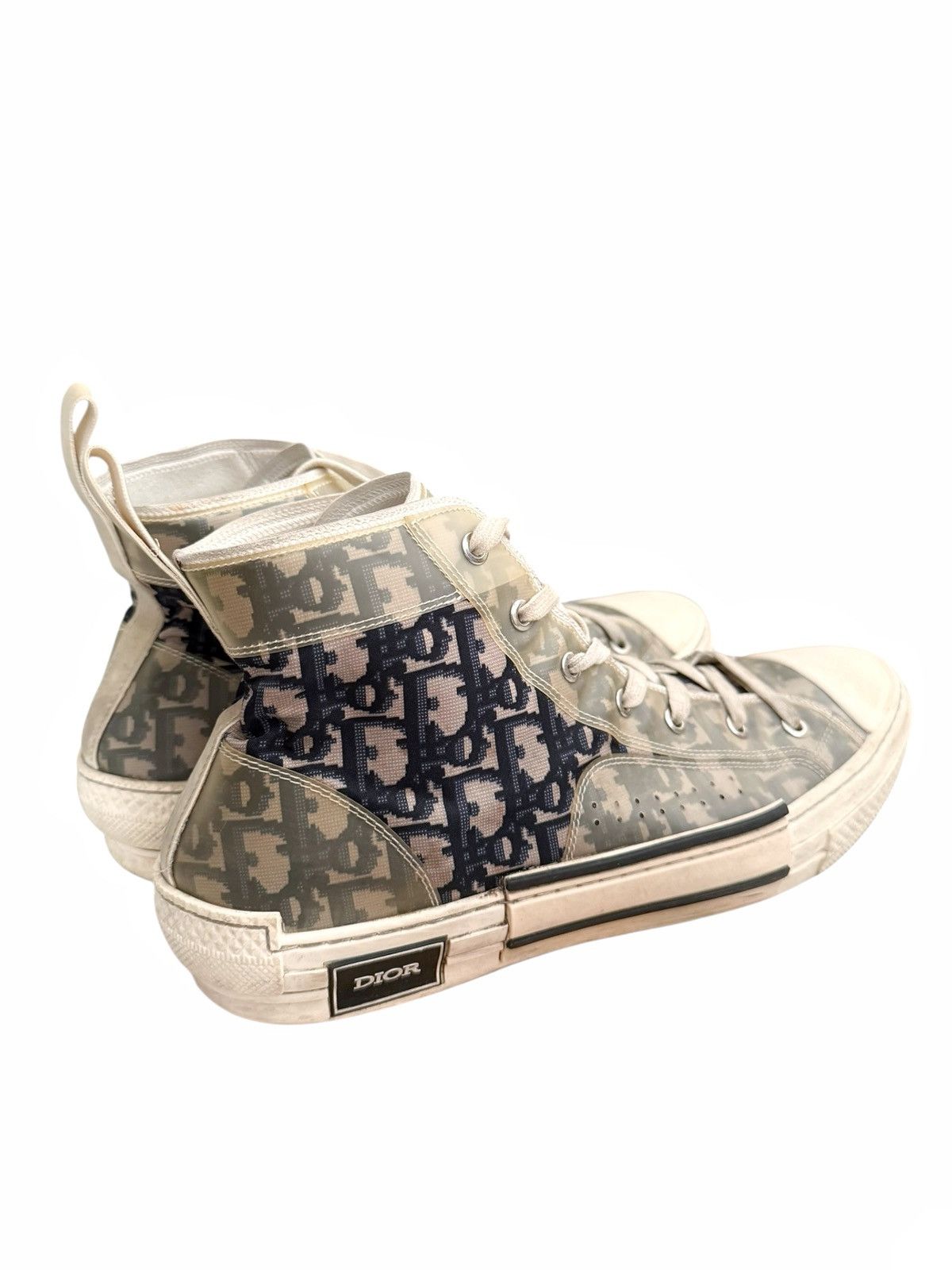 Dior B23 Hightop Navy Monogram Sneaker Size US 11 / EU 44 - 5 Thumbnail