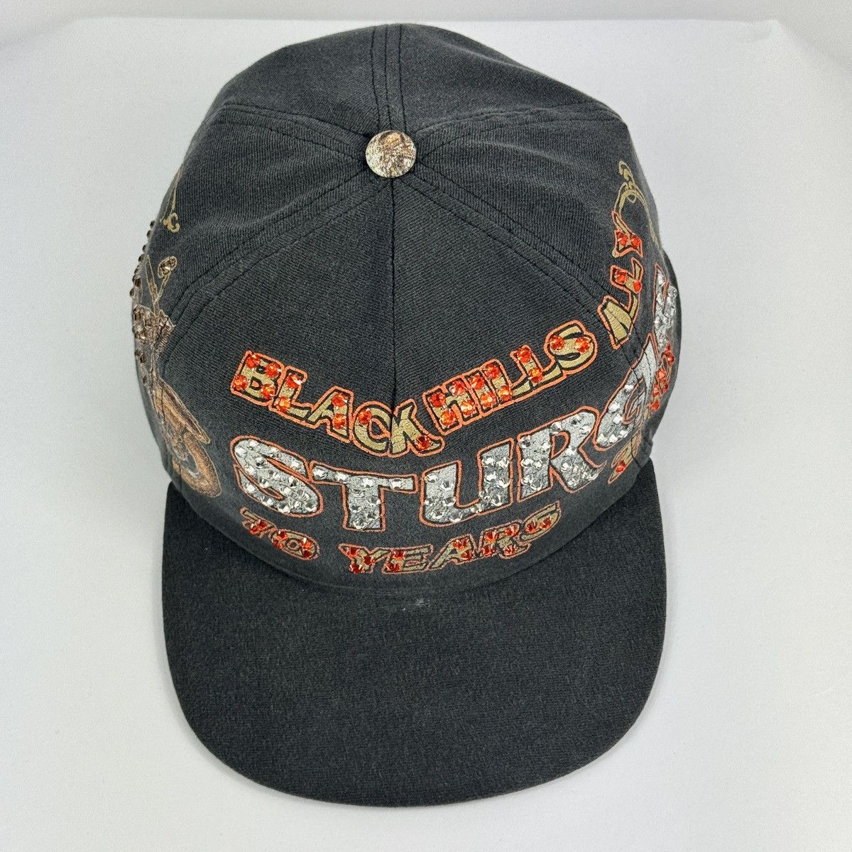 Bossi Sportswear 1/1 RHINESTONE VINTAGE CAP Size ONE SIZE - 8 Thumbnail