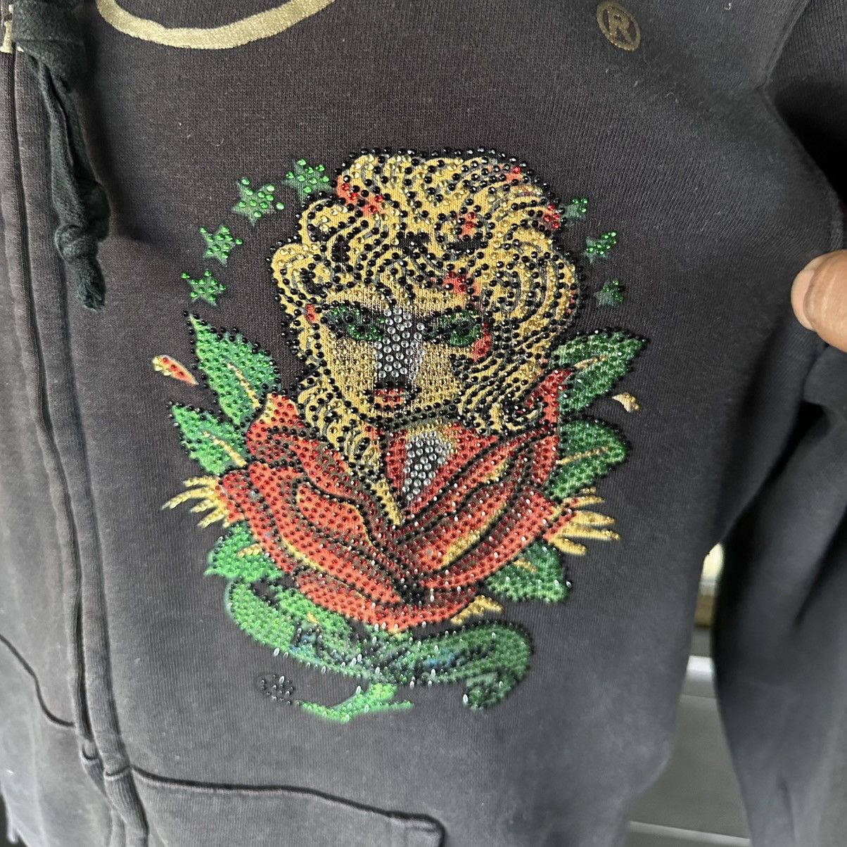 Ed Hardy Vintage Ed Hardy Big Logo Hoodie Size US L / EU 52-54 / 3 - 5 Thumbnail