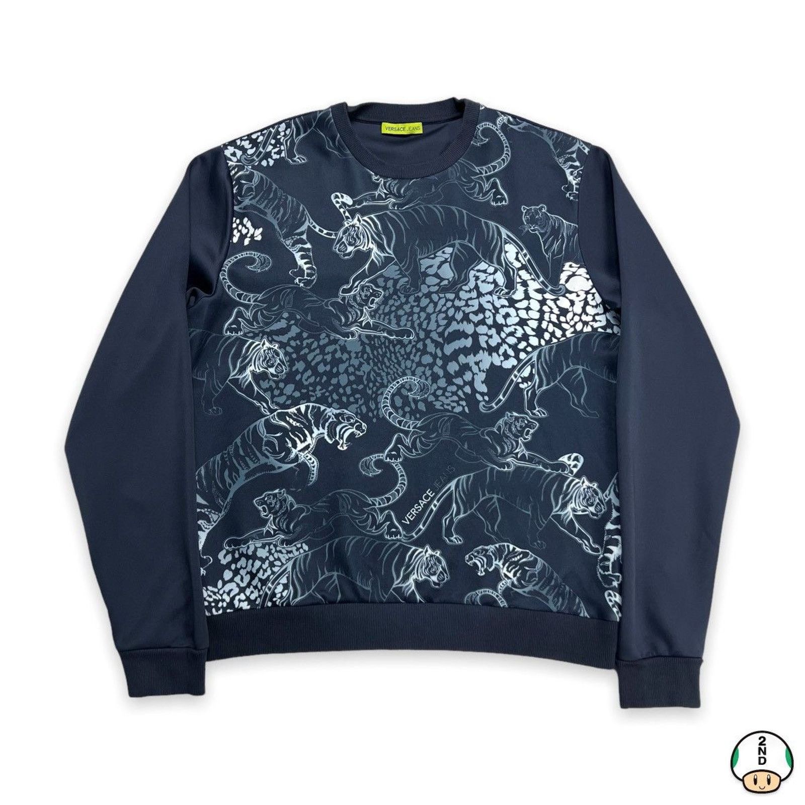 Versace × Versace Jeans Couture Versace Jeans Sweatshirt Tiger Graphic Lightweight Crew Size US M / EU 48-50 / 2 - 1 Thumbnail