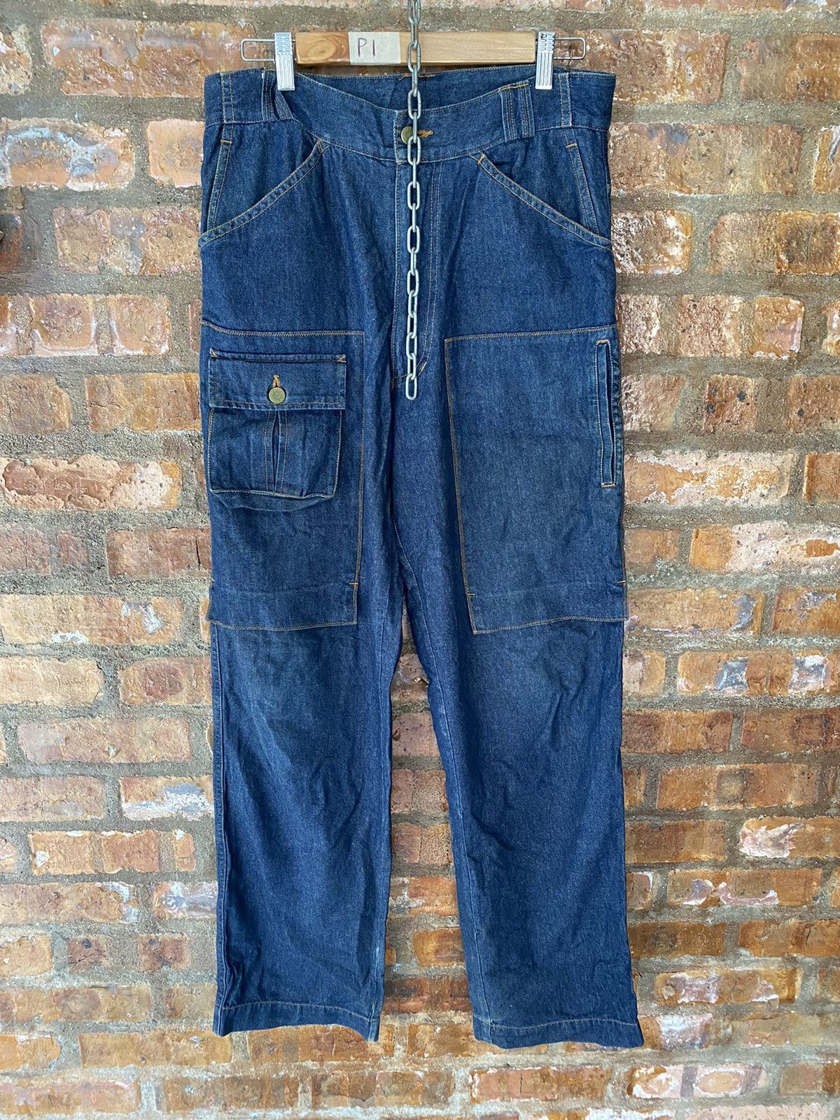 Yoshiyuki Konishi 1990s FICCE Bondage baggy multipocket pants Size US 32 / EU 48 - 10 Thumbnail