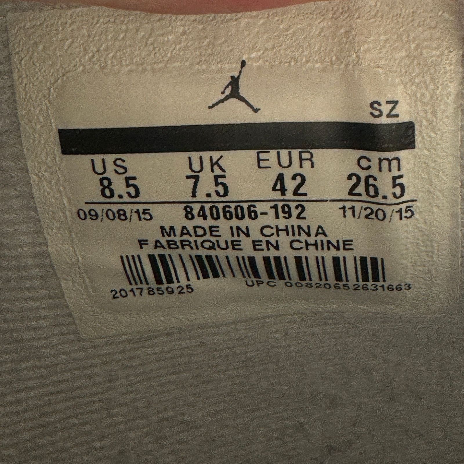 Jordan Brand × Nike Size 8.5 - Nike Air Jordan 4 Retro OG White Cement 2016 Size US 8.5 / EU 41-42 - 8 Thumbnail