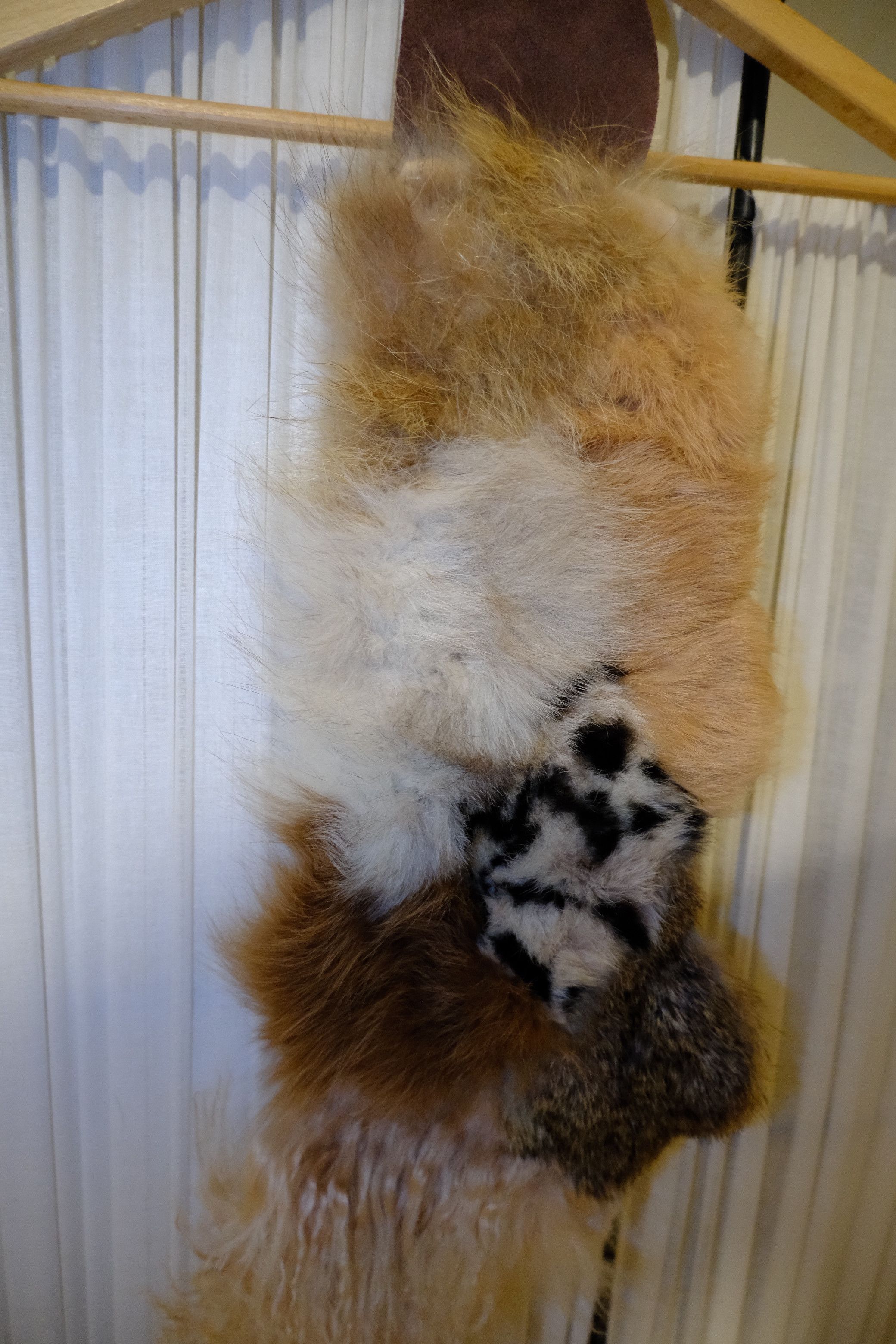 GOA GOA real leather and mix real furs belt Size ONE SIZE - 3 Thumbnail