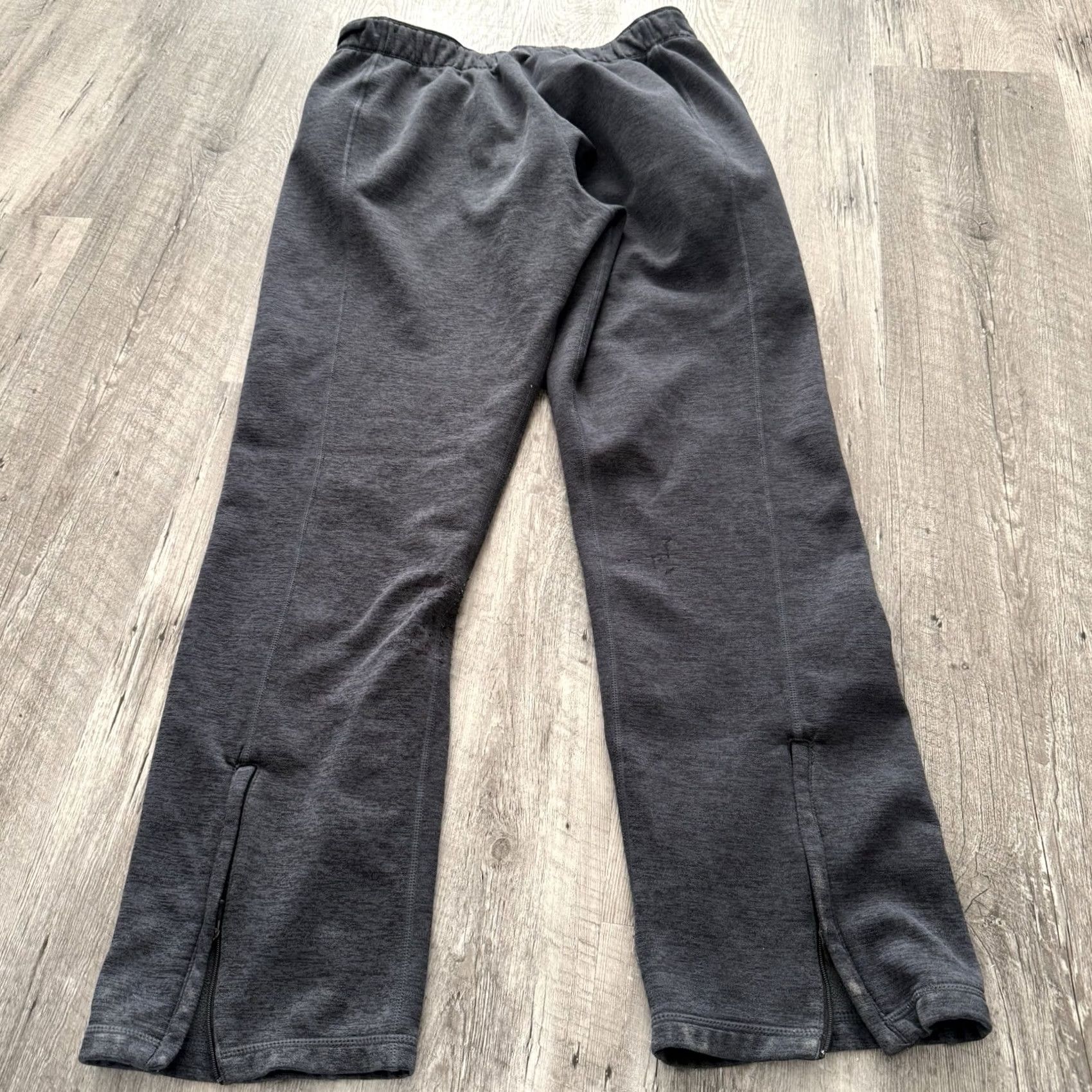 Nike Nike Therma-Fit Pants Womens M Gray Blue Zip Ankle Sweatpants Joggers Size 32" / US 10 / IT 46 - 3 Thumbnail