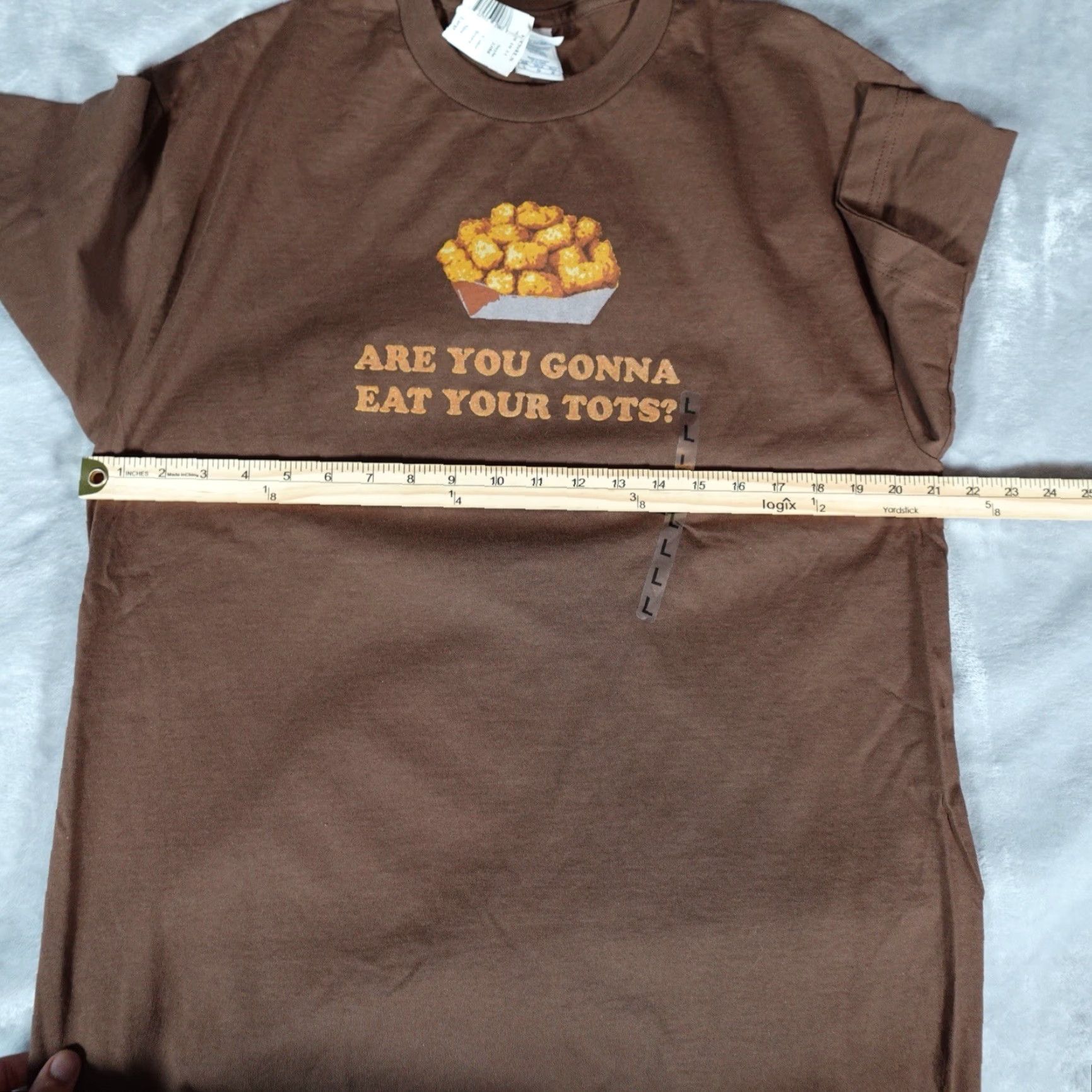 Vintage VINTAGE Napoleon Dynamite Are You Gonna Eat Your Tots T-Shirt Mens Large Brown Movie Comfort Fit Size US L / EU 52-54 / 3 - 6 Thumbnail