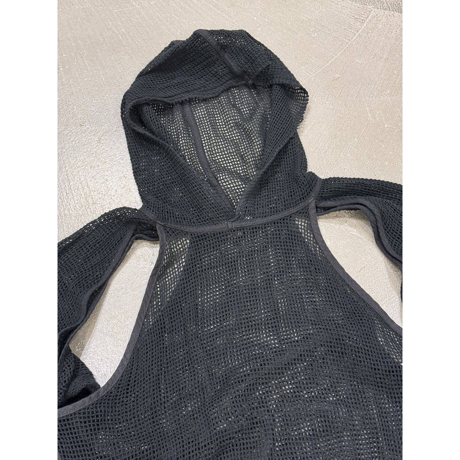 Raf Simons S/S 2003 Raf Simons mesh cutout hoodie Size US M / EU 48-50 / 2 - 4 Thumbnail