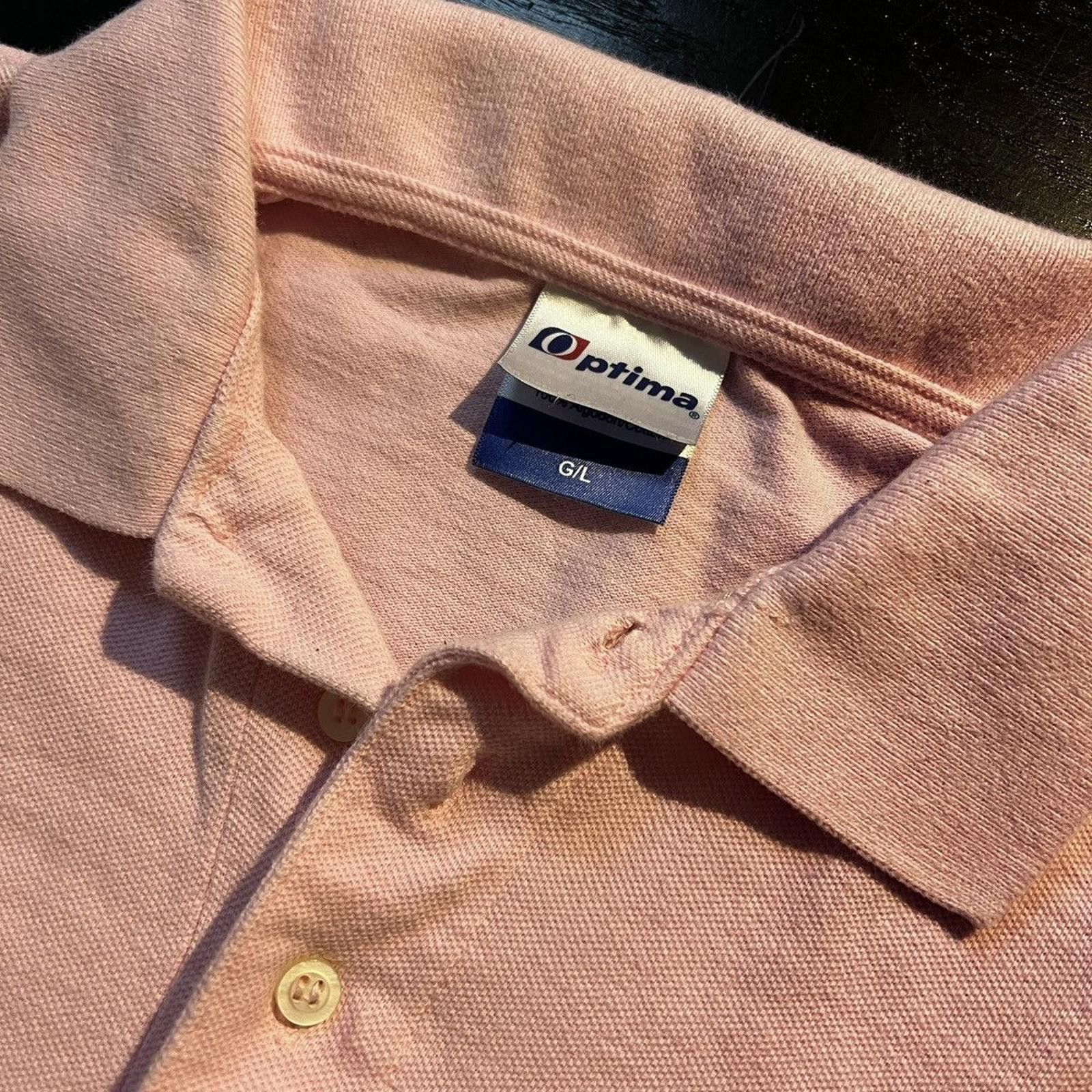 Vintage Vintage Pink Jesus Spanish Church Music Polo Size US L / EU 52-54 / 3 - 3 Thumbnail