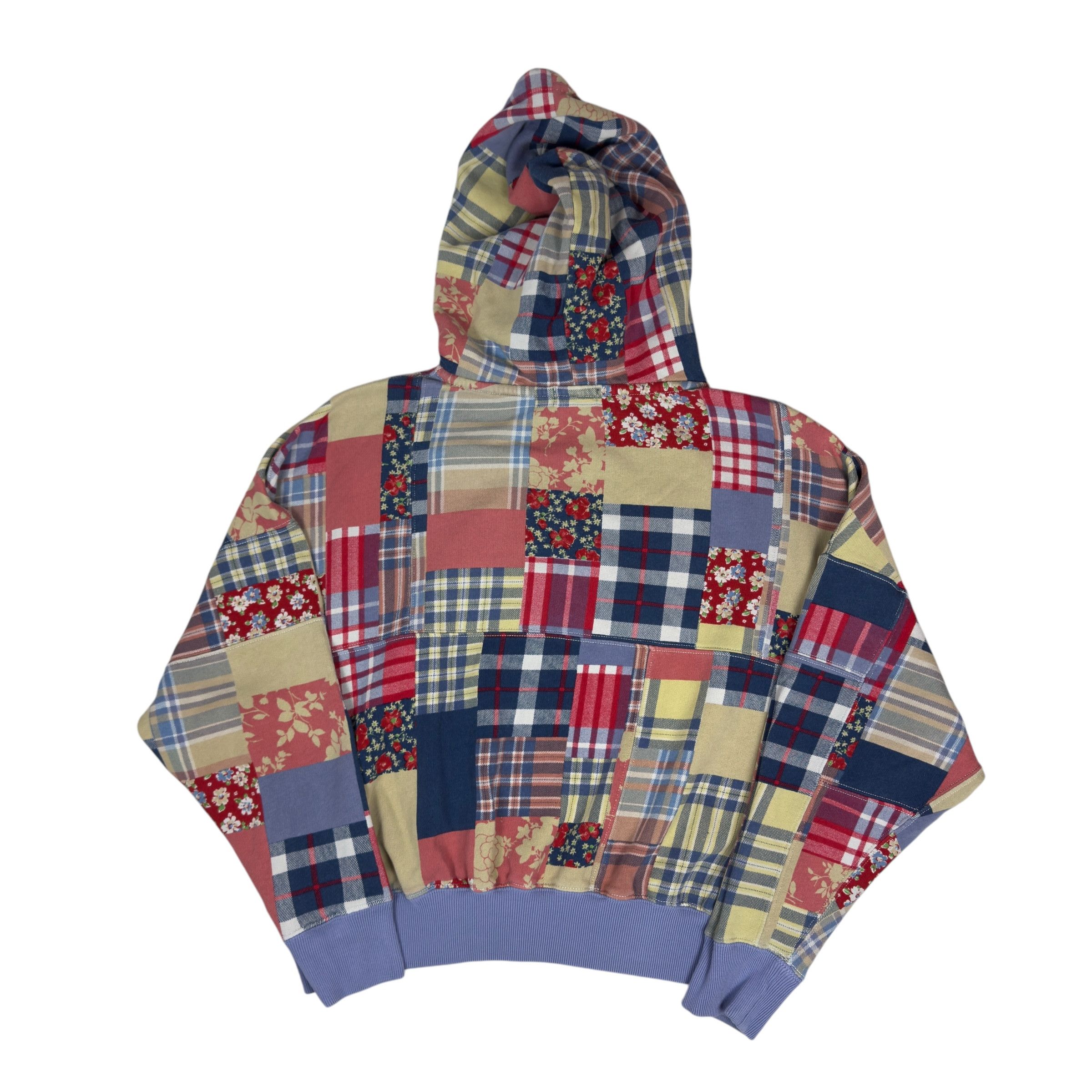 Polo Ralph Lauren Polo Ralph Lauren Women Multicolor Patchwork Fleece Hoodie S Size S / US 4 / IT 40 - 7 Thumbnail