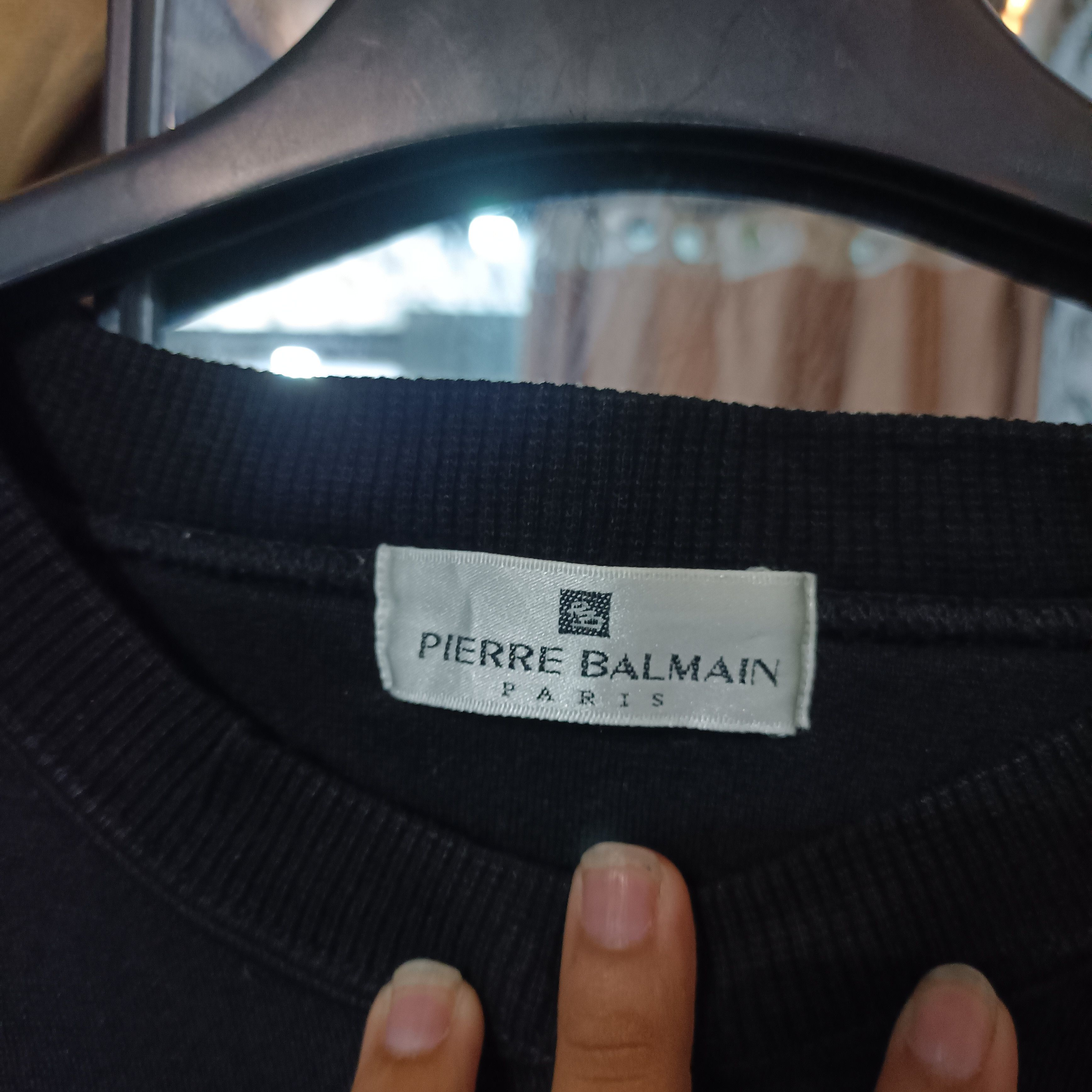 Pierre Balmain Pierre Balmain Paris Vintage Sweatshirt Size US L / EU 52-54 / 3 - 6 Thumbnail