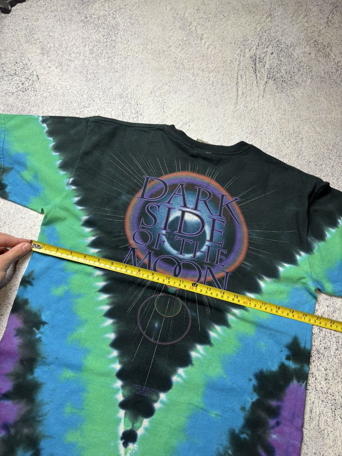 Pink Floyd Liquid Blue 2004 Pink Floyd Dark Side Of The Moon T-Shirt Size US M / EU 48-50 / 2 - 22 Thumbnail
