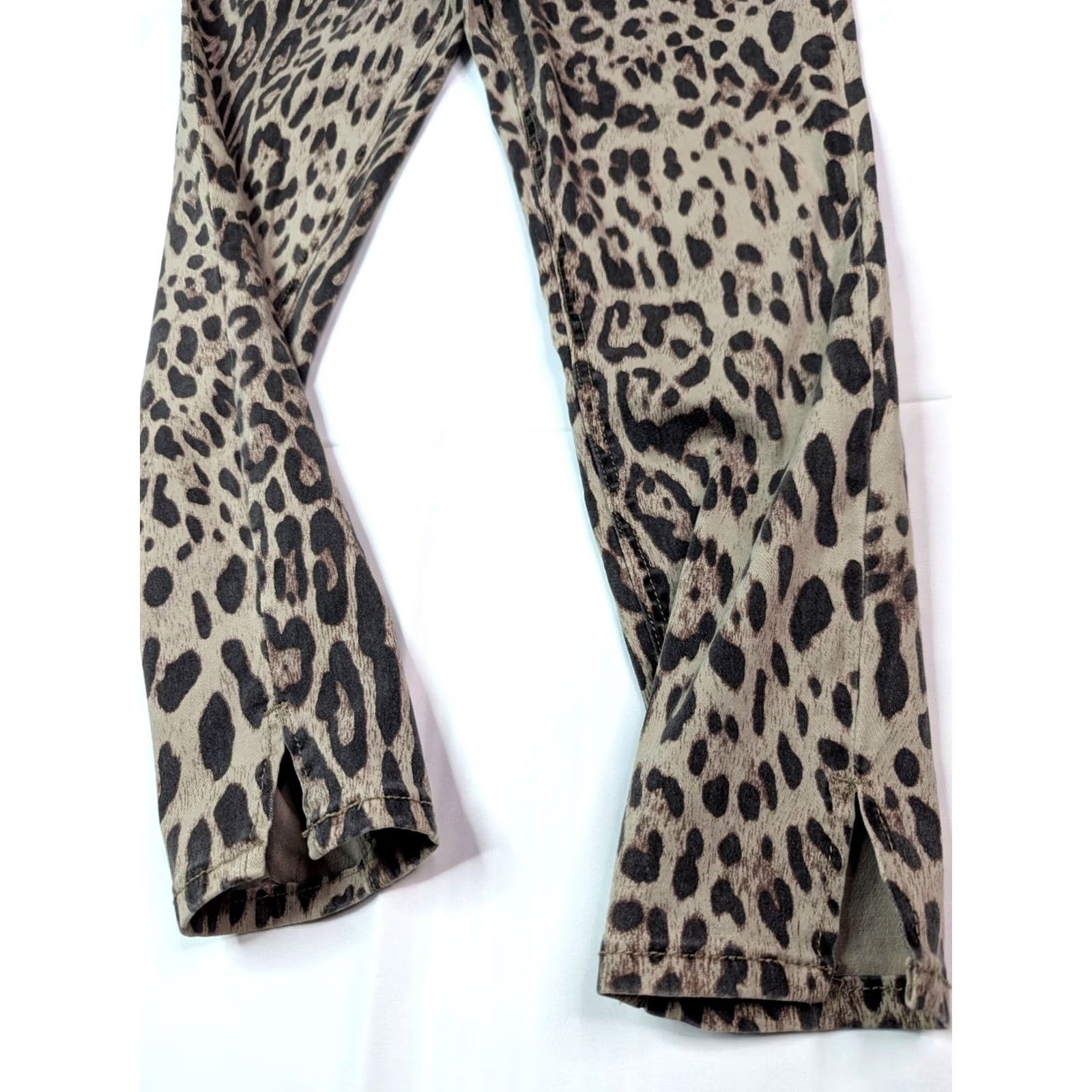 Vintage WannaBettaButt Jeans Skinny 27x26 Leopard Print Denim 6 Women Regular 90s Bohemian USA Levis 515 Closet Quality Daisy Theme Mens? Size 28" / US 6 / IT 42 - 2 Thumbnail