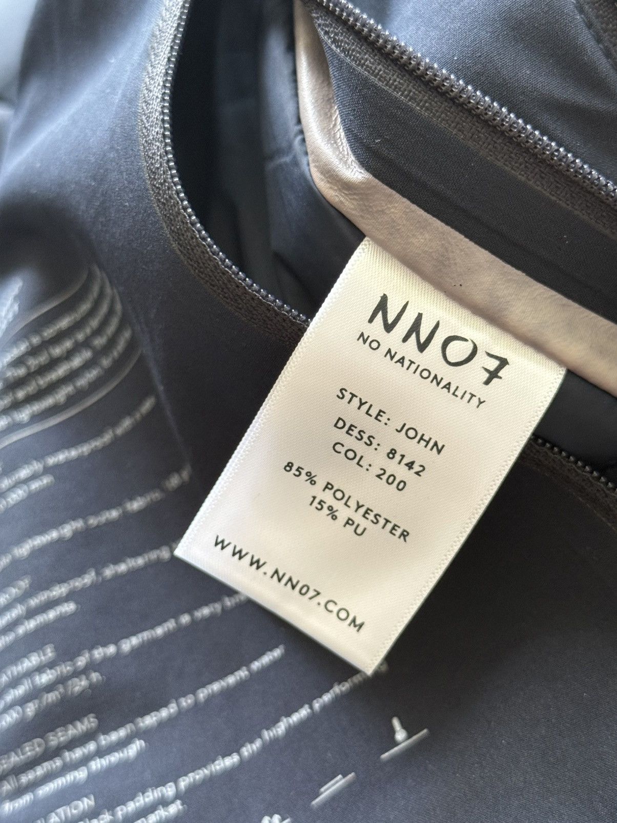 Nn07 No Nationality John 2 layer Primaloft coat jacket