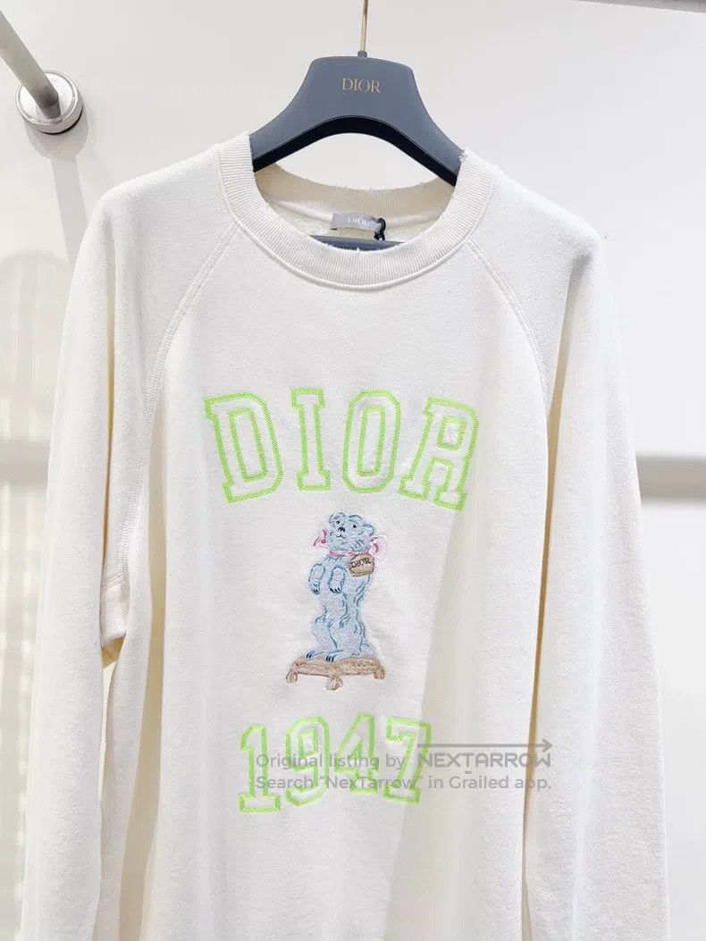 Dior Dior Bear Embroidered Sweatshirt Size XS / US 0-2 / IT 36-38 - 4 Thumbnail