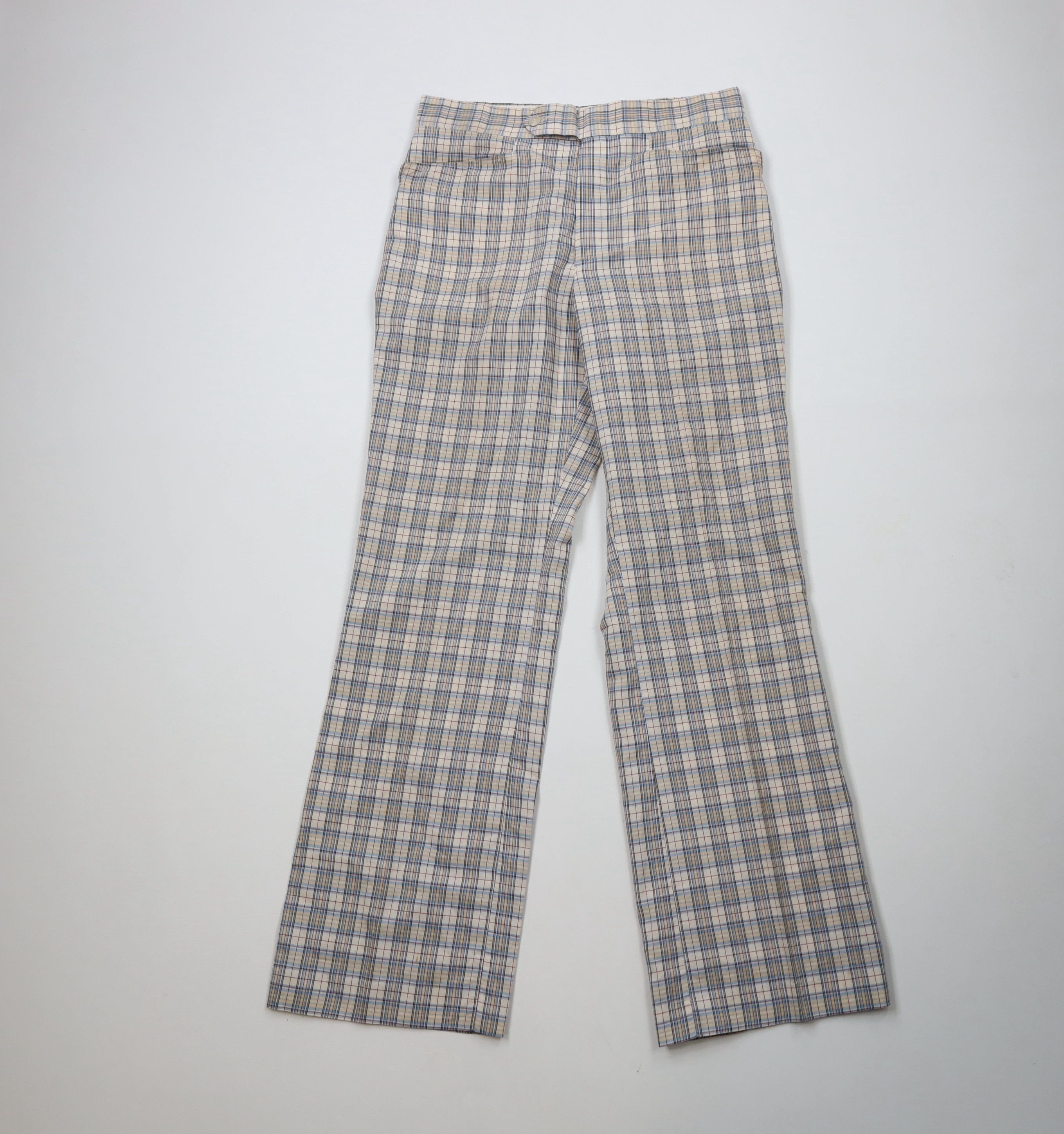 Vintage Vintage 60s 70s Streetwear Bottoms Chino Pants Plaid USA Size US 30 / EU 46 - 1 Thumbnail