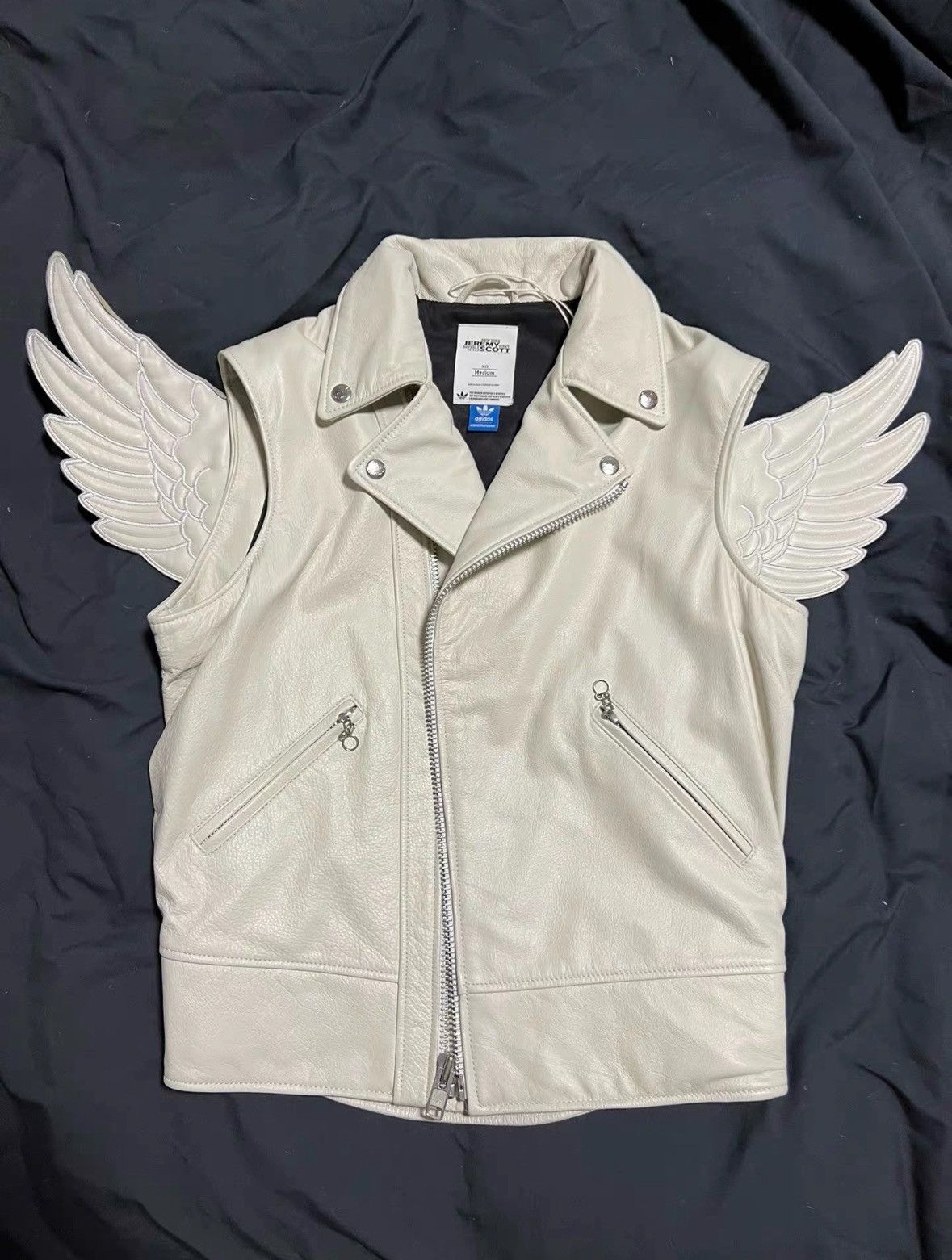 Adidas × Jeremy Scott Jeremy Scott Adidas wing leather vest Size US M / EU 48-50 / 2 - 1 Thumbnail