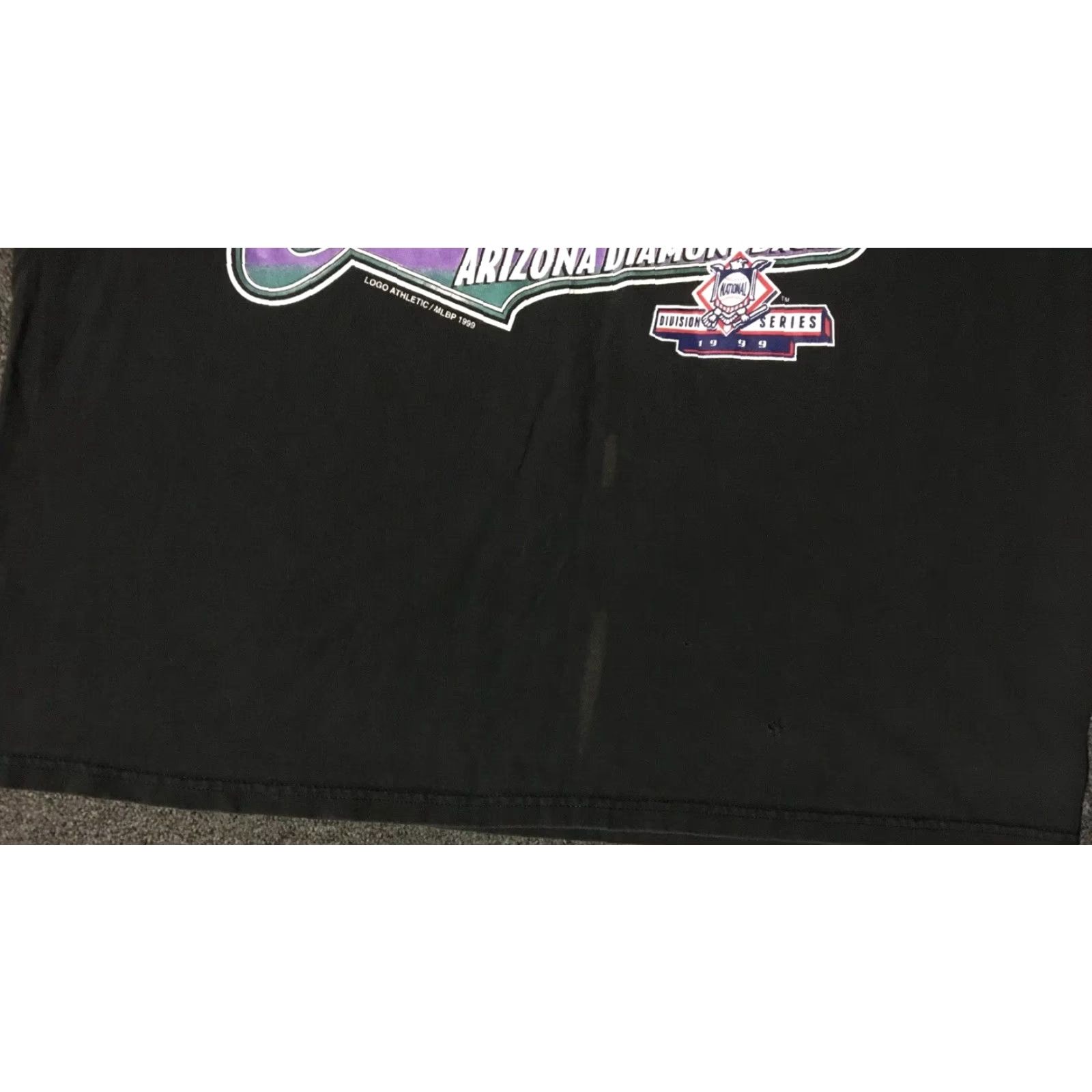 Tultex VINTAGE 90s Arizona Diamondbacks Champions Faded Shirt 2XL Black Tultex Baseball Shirt Mens Grunge Sports Cartoon Biker USA NBA Baseball Paced Size US XXL / EU 58 / 5 - 3 Thumbnail