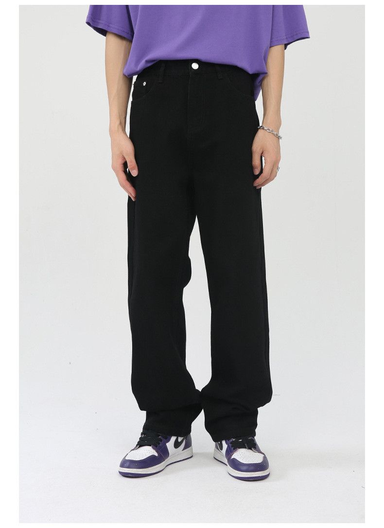 Japanese Brand Men's versatile Japanese style loose casual jeans Size US 32 / EU 48 - 1 Thumbnail