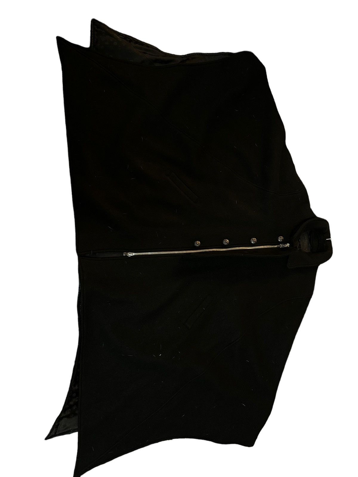 Chrome Hearts RARE Chrome Hearts Cashmere Cloak w Patches Down the Spine Size US S / EU 44-46 / 1 - 13 Thumbnail