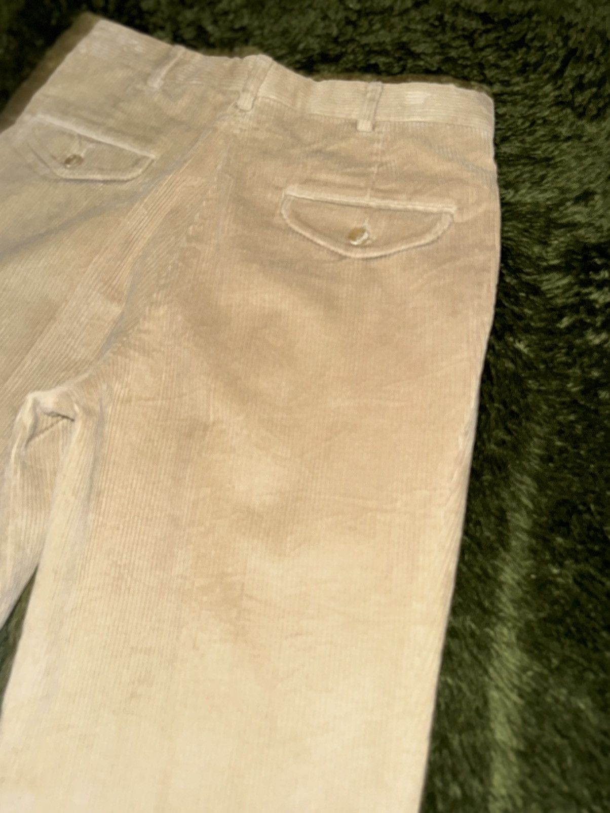 L.L. Bean [M] 90s L.L.Bean Made in USA Corduroy Two-Tuck Trousers Size US 30 / EU 46 - 9 Thumbnail