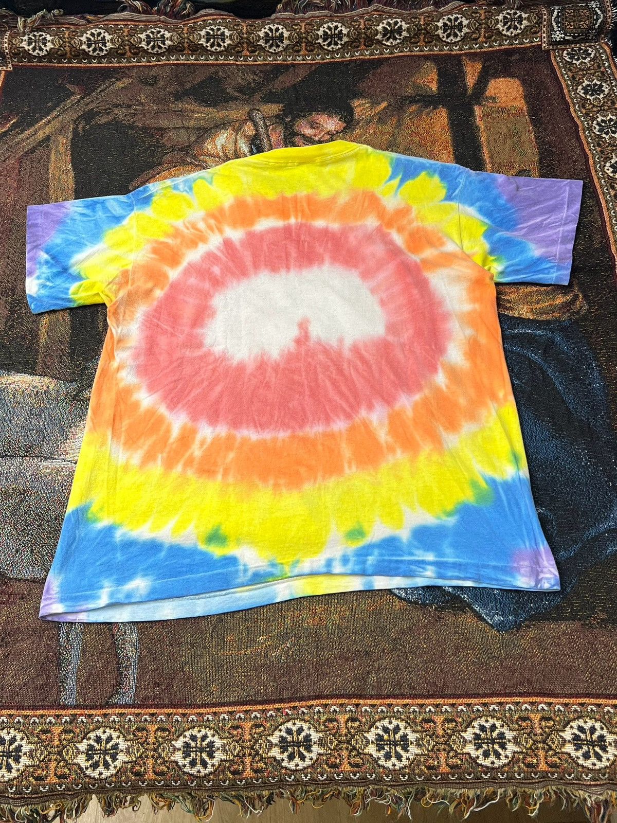 Warner Bros Vintage Taz Big Print Tie Dye Tee Size US L / EU 52-54 / 3 - 3 Thumbnail