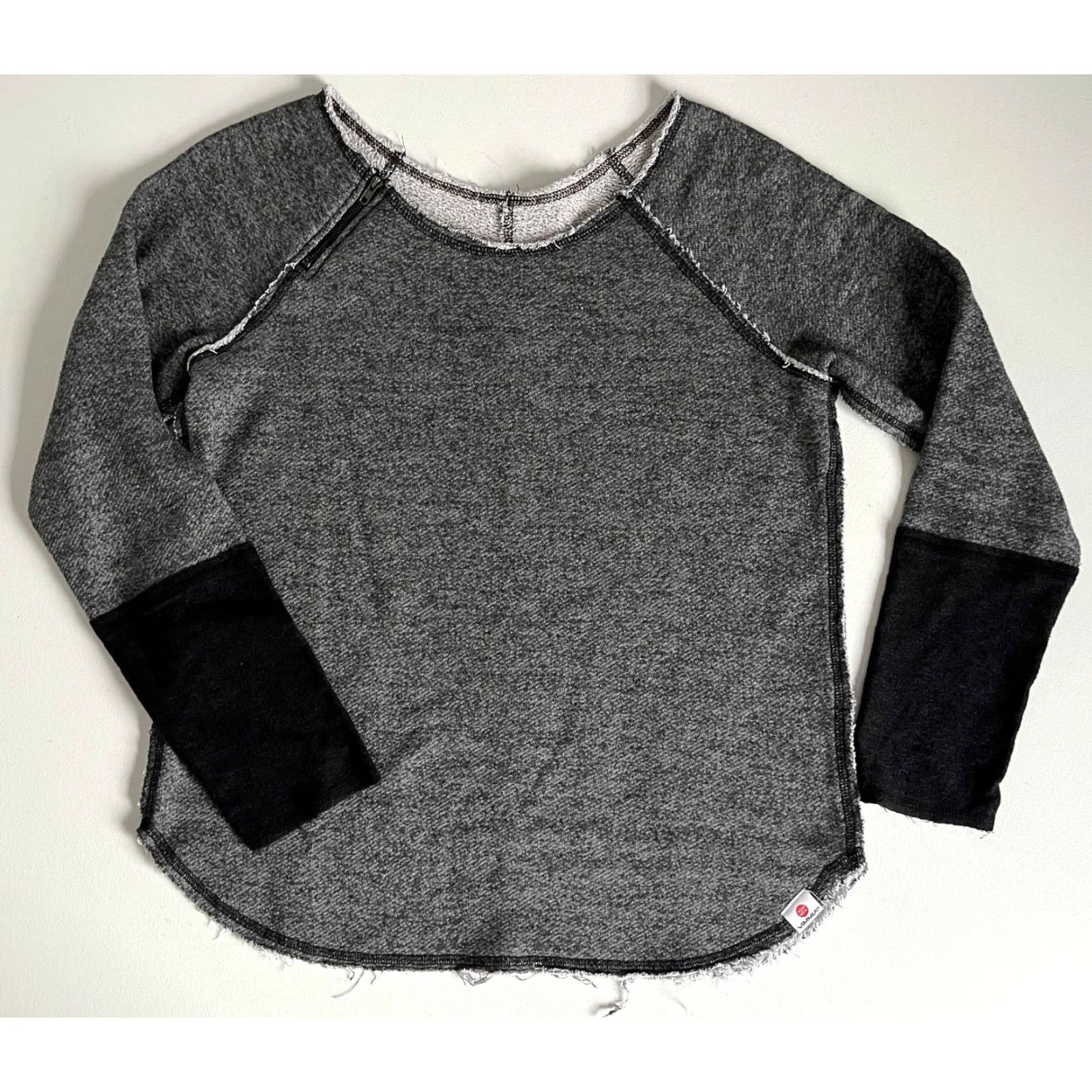Vintage VINTAGE Women's Vimmia French Terry Sweatshirt Side Zip Sz S Size S / US 4 / IT 40 - 3 Thumbnail