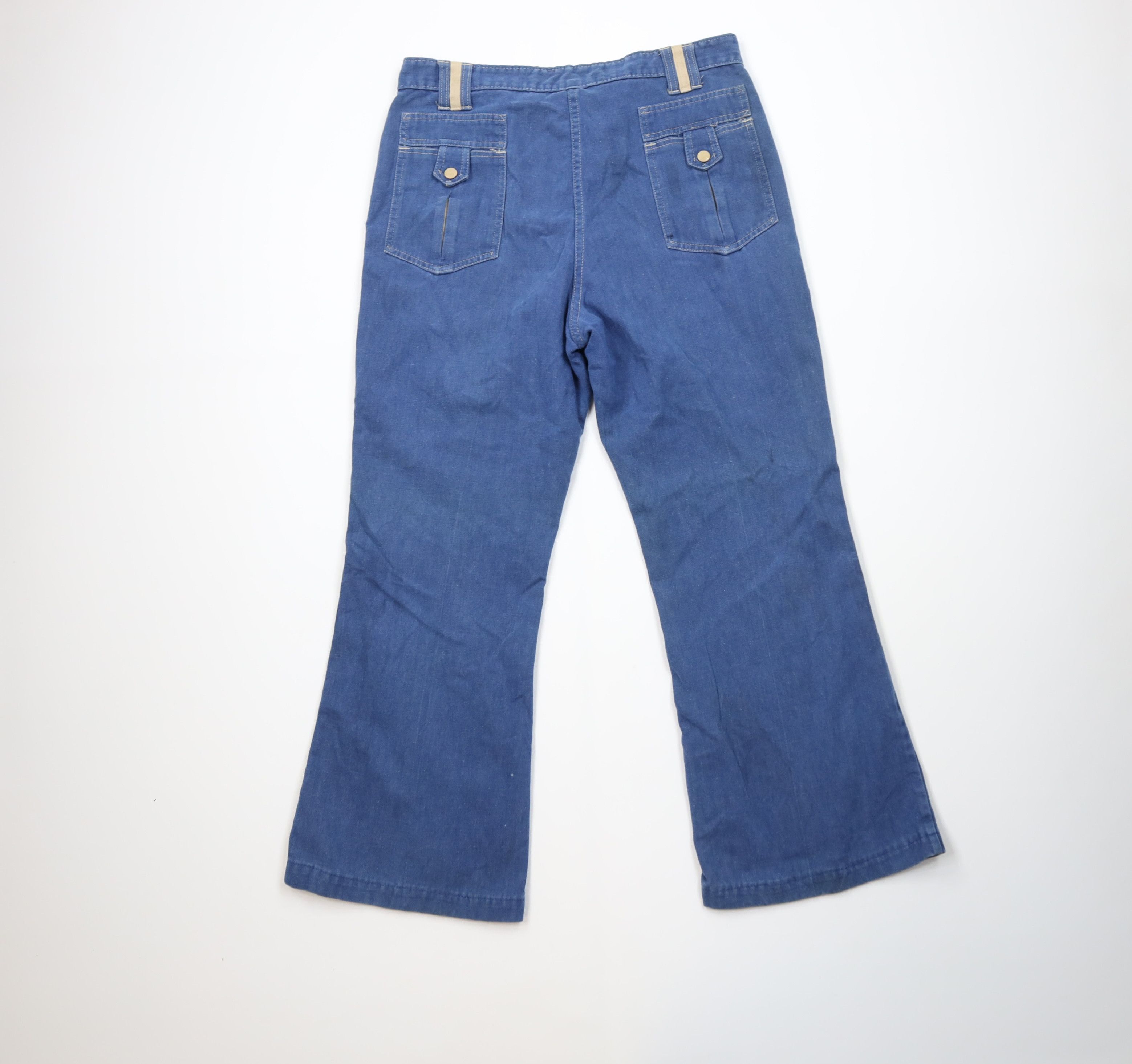 Vintage Vintage 70s Streetwear Soft Cloth Bell Bottoms Jeans USA Size US 34 / EU 50 - 10 Thumbnail