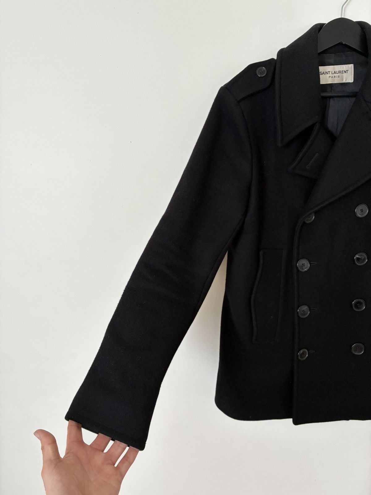 Saint Laurent Paris Saint Laurent Paris FW15 Caban Peacoat Size US M / EU 48-50 / 2 - 3 Thumbnail