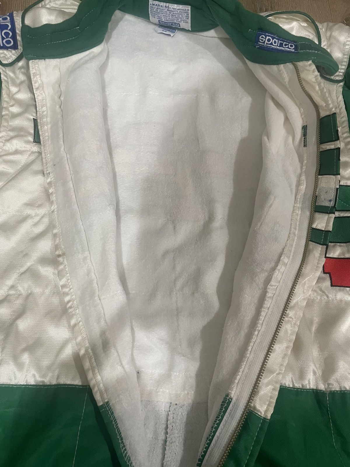 Other SPARCO TONY KART RACE CAR DRIVER JUMPSUIT Size US 44 / EU 60 - 6 Thumbnail