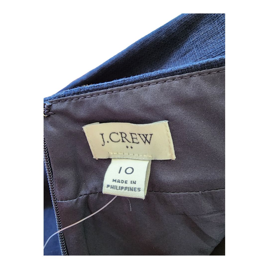 J.Crew Reimagined by J. Crew Tipped Skirt in Basketweave Size 10 Size 32" / US 10 / IT 46 - 4 Thumbnail