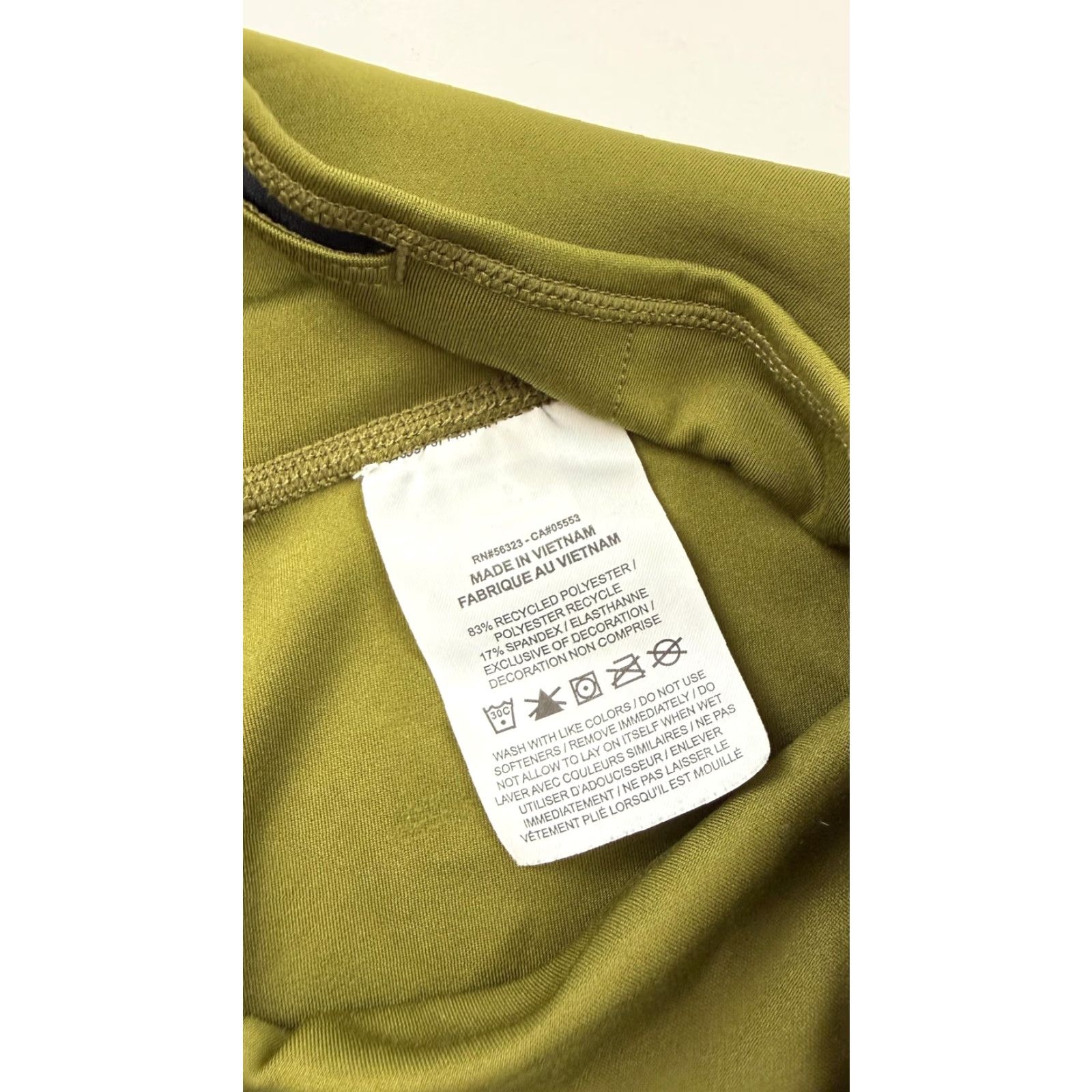 Nike Nike Shorts Womens Small Olive High Rise Compression Dri-Fit Bike Size 28" / US 6 / IT 42 - 4 Thumbnail